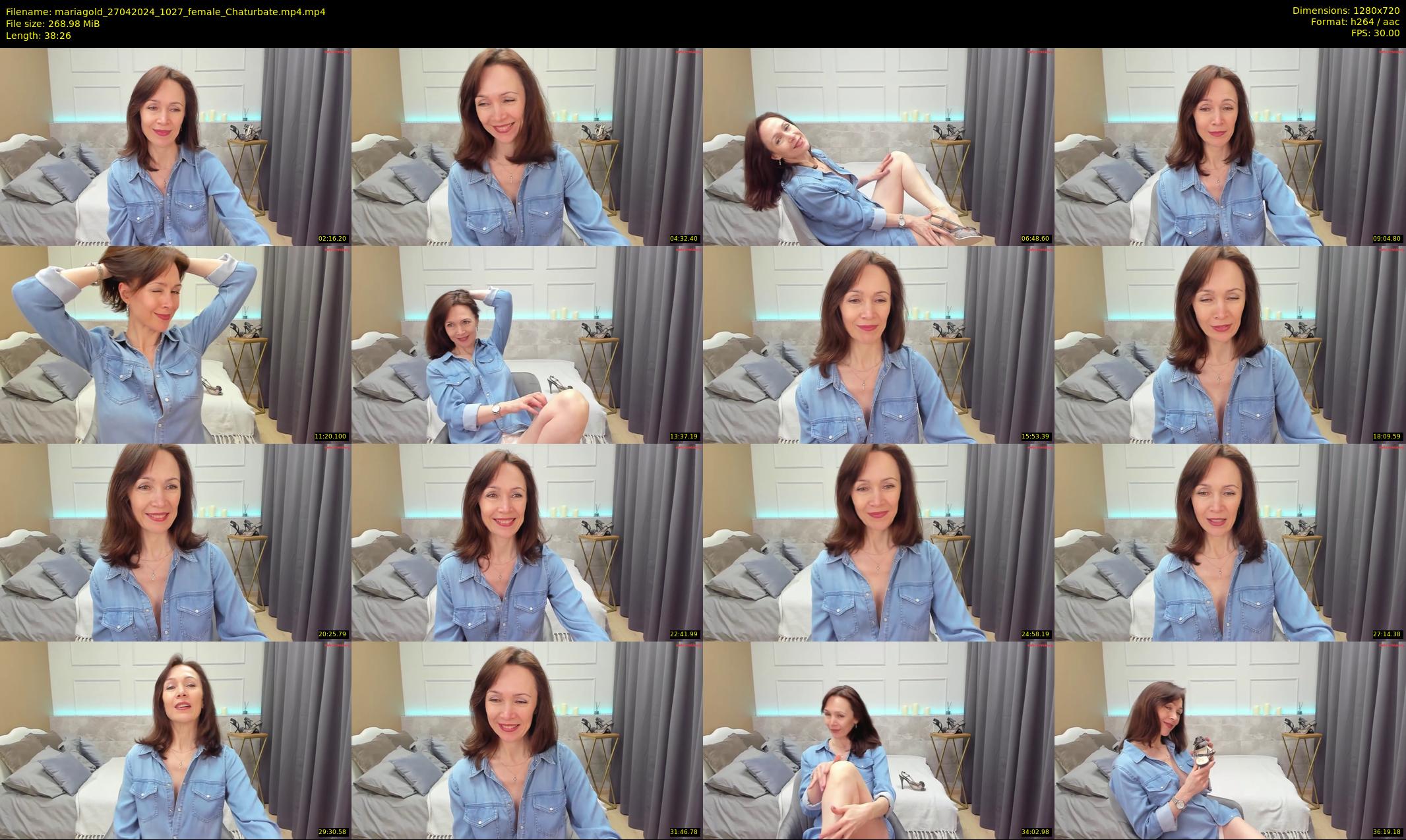 mariagold — 39 minute Chaturbate female cam show recording, 720p, Apr 27, 2024