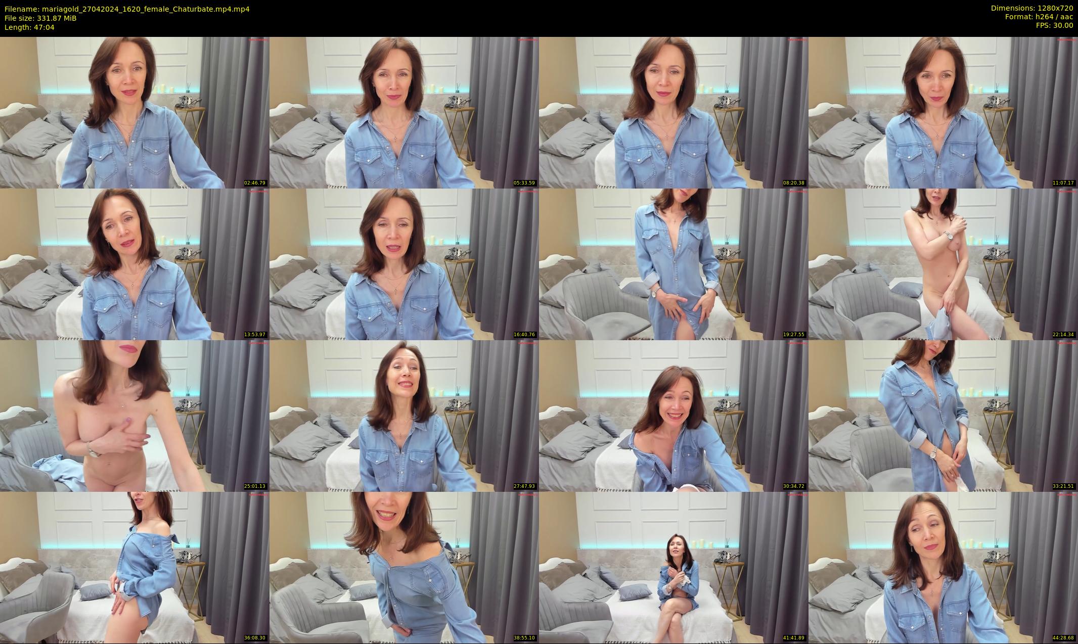 mariagold — 48 minute Chaturbate female cam show recording, 720p, Apr 27, 2024