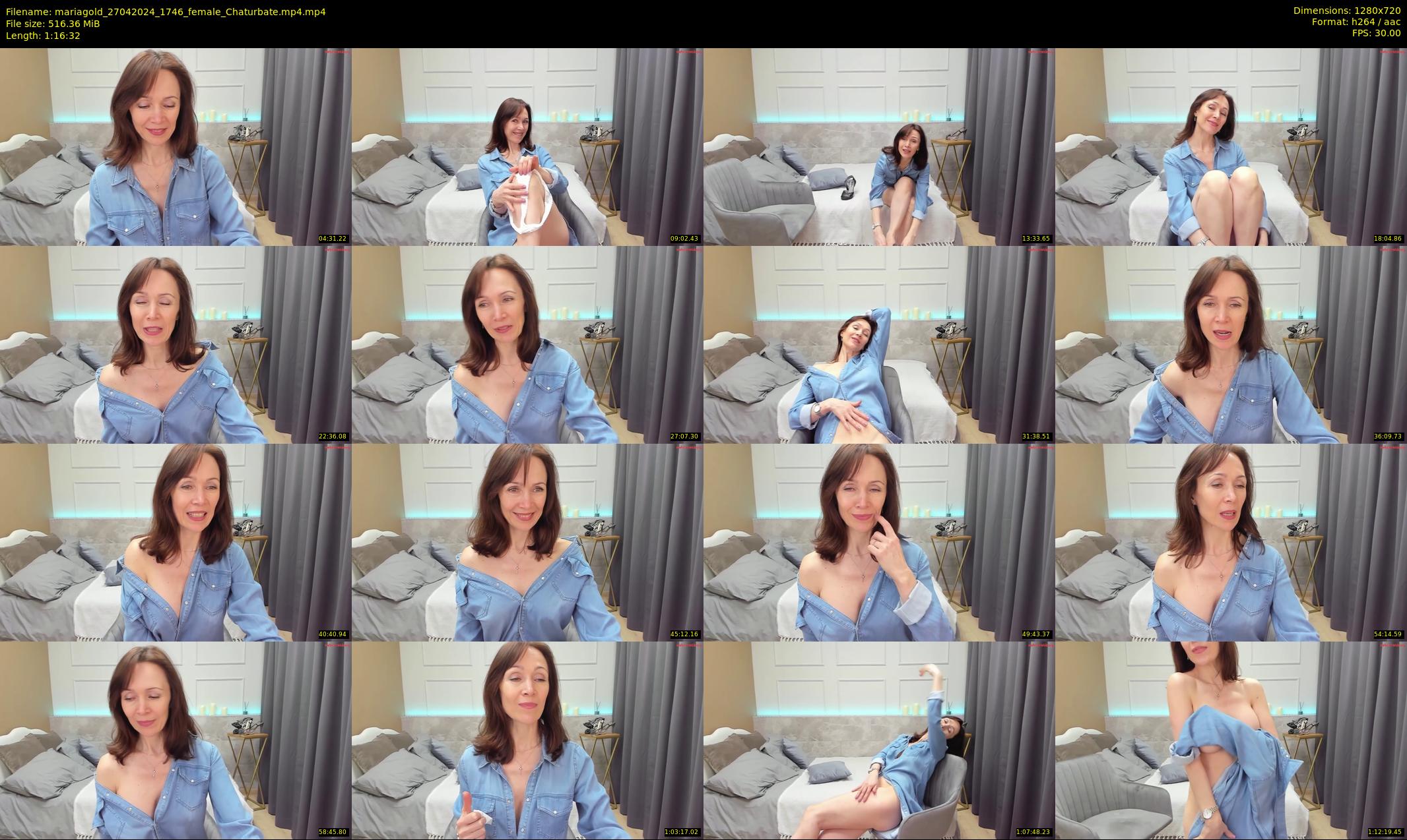 mariagold — 77 minute Chaturbate female cam show recording, 720p, Apr 27, 2024