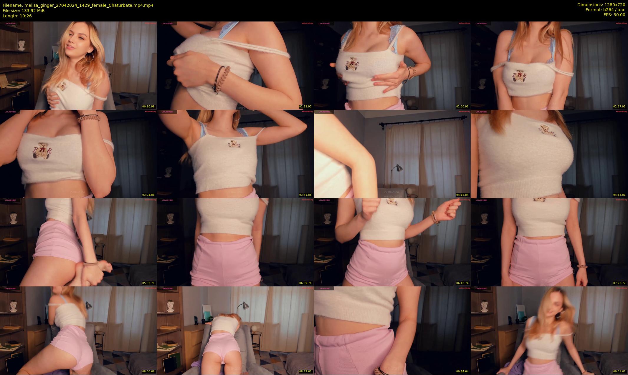melisa_ginger — 11 minute Chaturbate female cam show recording, 720p, Apr 27, 2024