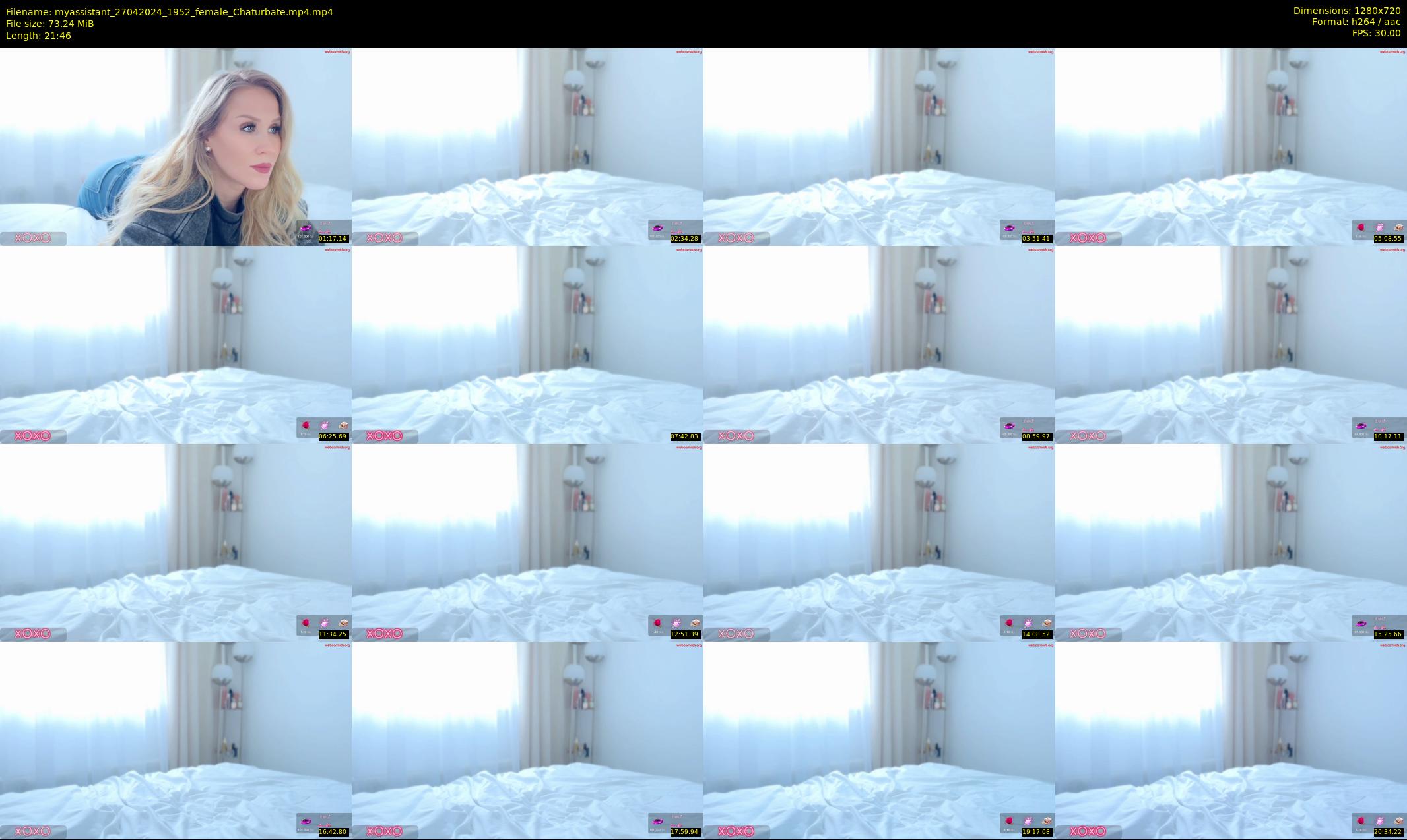 myassistant — 22 minute Chaturbate female cam show recording, 720p, Apr 27, 2024