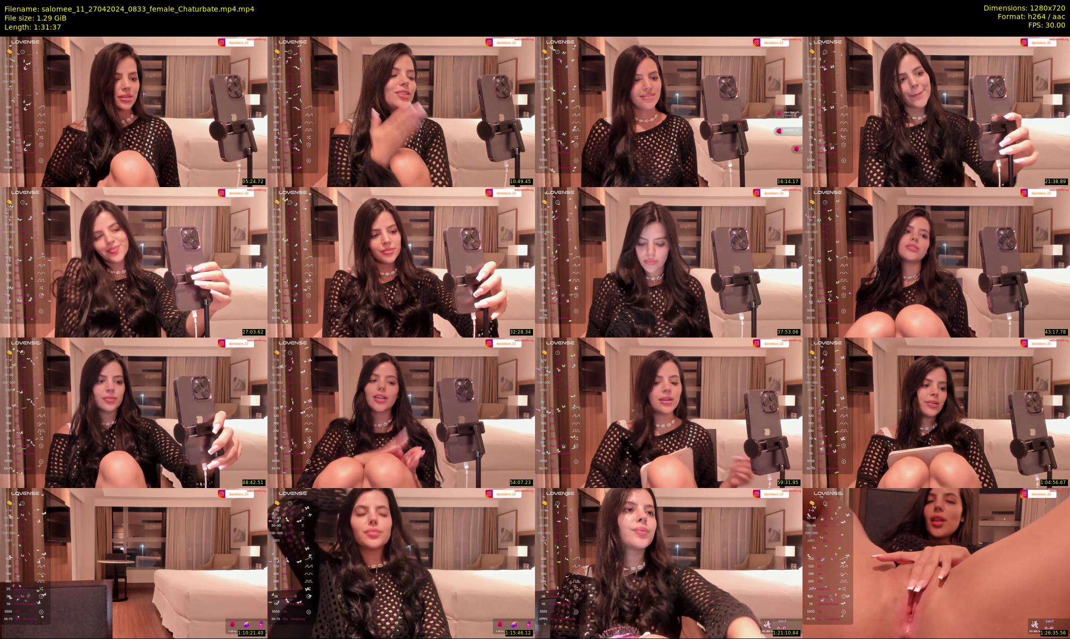 salomee_11 — 92 minute Chaturbate female cam show recording, 720p, Apr 27, 2024