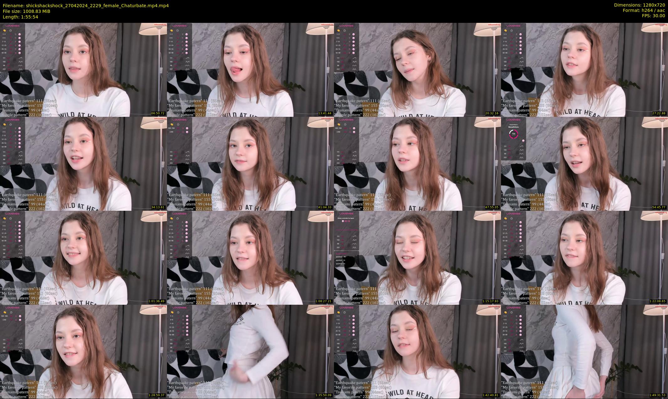 shickshackshock — 116 minute Chaturbate female cam show recording, 720p, Apr 27, 2024