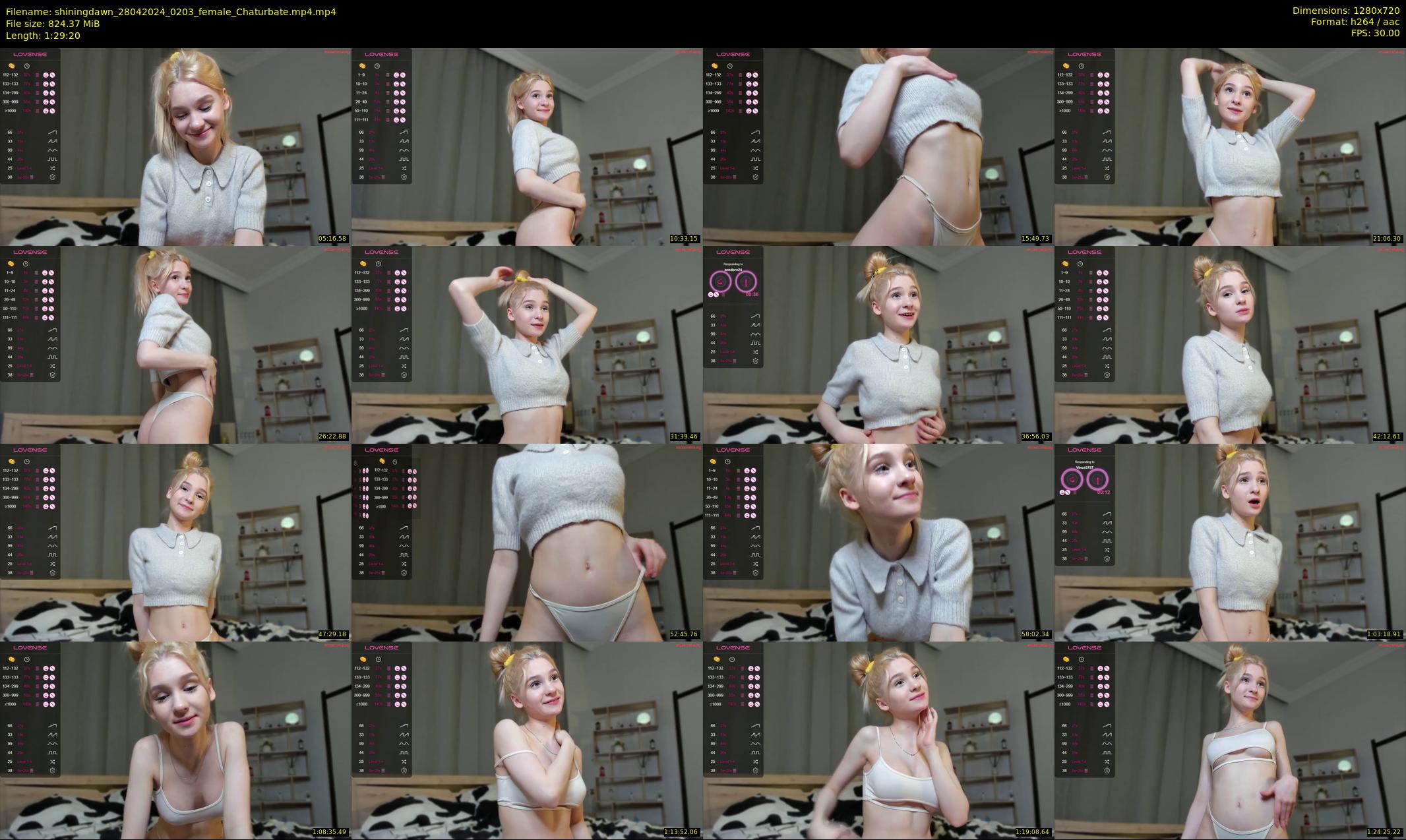 shiningdawn — 90 minute Chaturbate female cam show recording, 720p, Apr 28, 2024