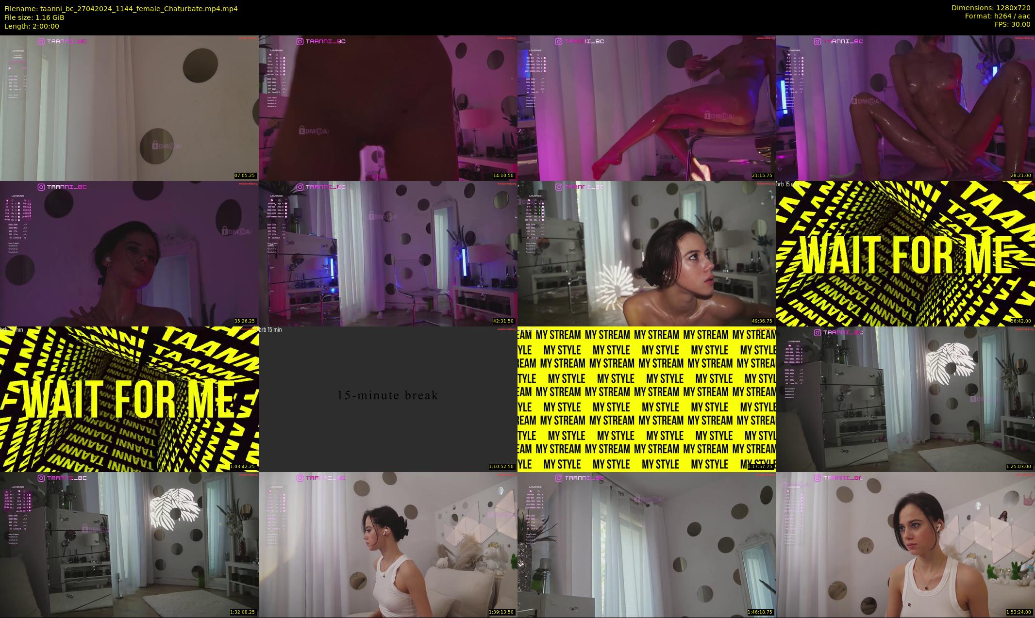 taanni_bc — 120 minute Chaturbate female cam show recording, 720p, Apr 27, 2024