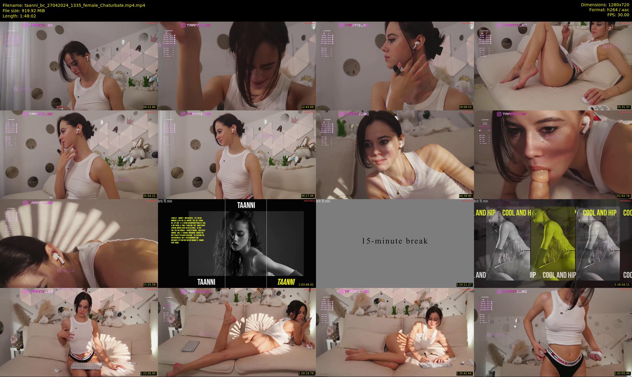 taanni_bc — 109 minute Chaturbate female cam show recording, 720p, Apr 27, 2024