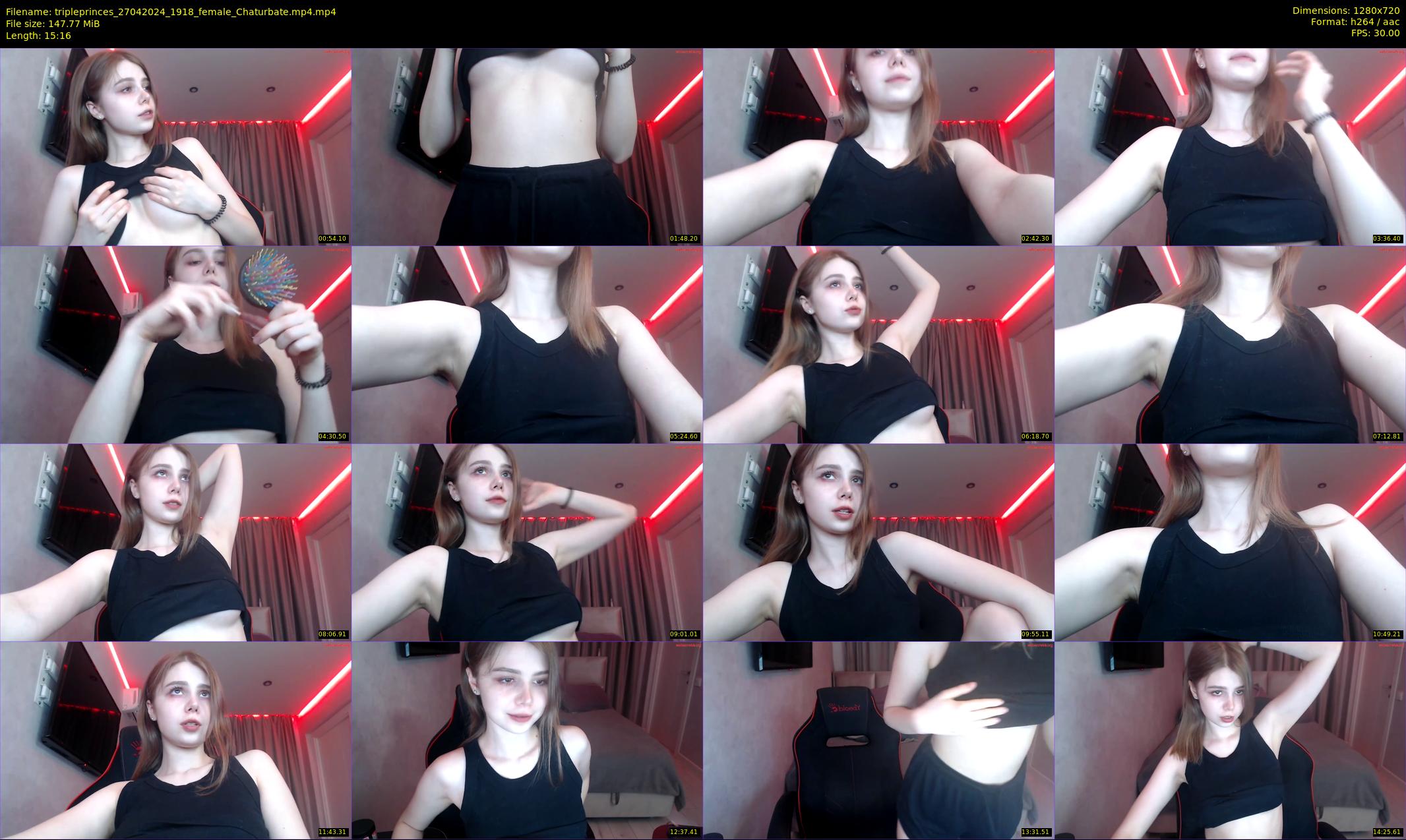 tripleprinces — 16 minute Chaturbate female cam show recording, 720p, Apr 27, 2024