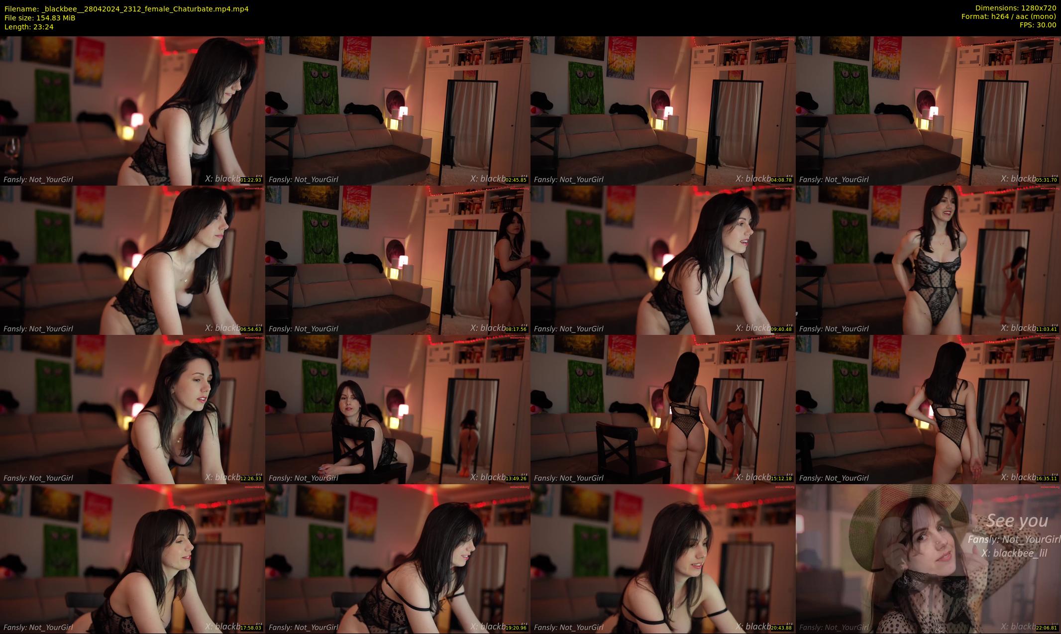 _blackbee_ — 24 minute Chaturbate female cam show recording, 720p, Apr 28, 2024