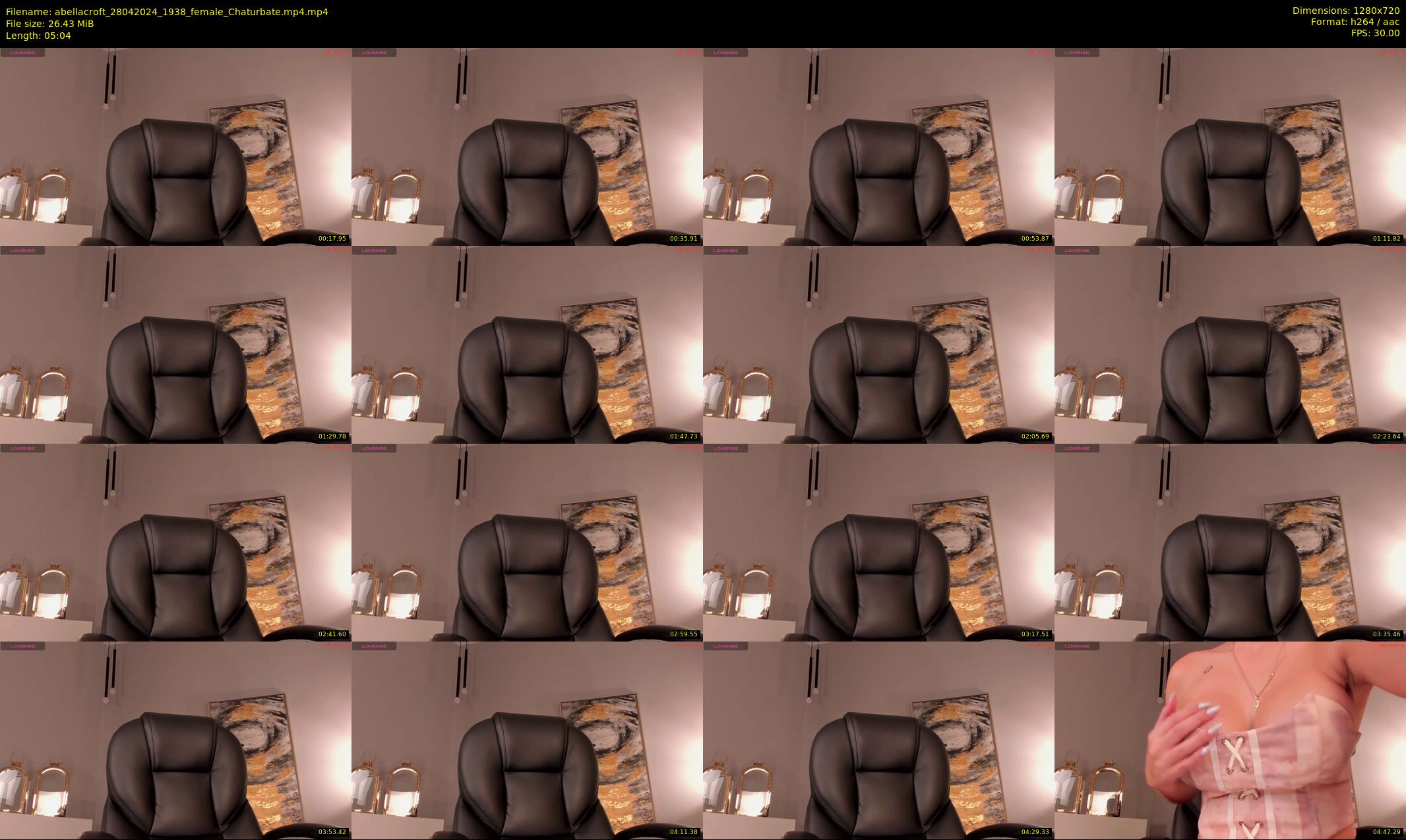 abellacroft — 6 minute Chaturbate female cam show recording, 720p, Apr 28, 2024