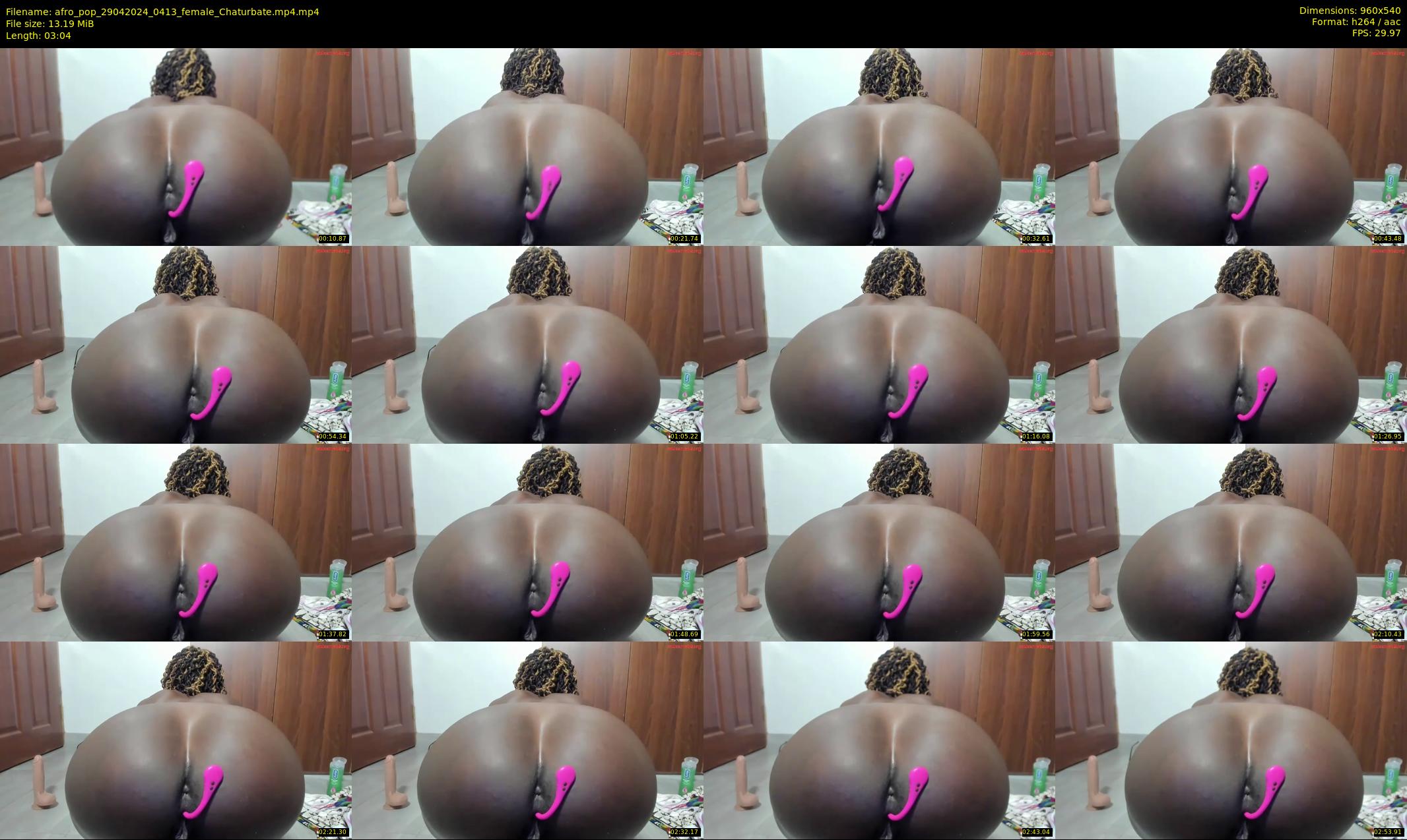 afro_pop — 4 minute Chaturbate female cam show recording, 480p, Apr 29, 2024