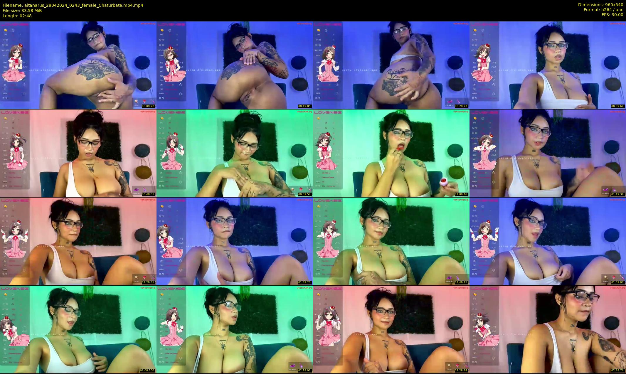 aitanarus — 3 minute Chaturbate female cam show recording, 480p, Apr 29, 2024