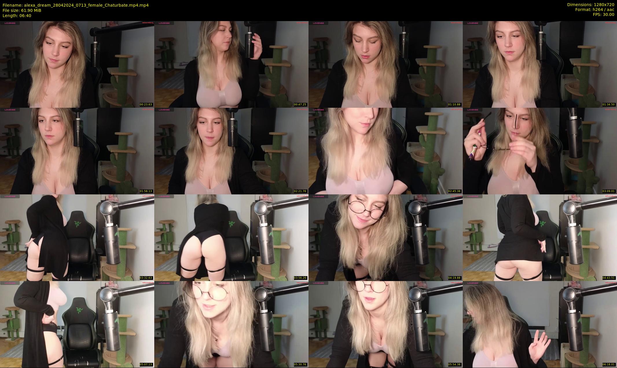 alexa_dream — 7 minute Chaturbate female cam show recording, 720p, Apr 28, 2024