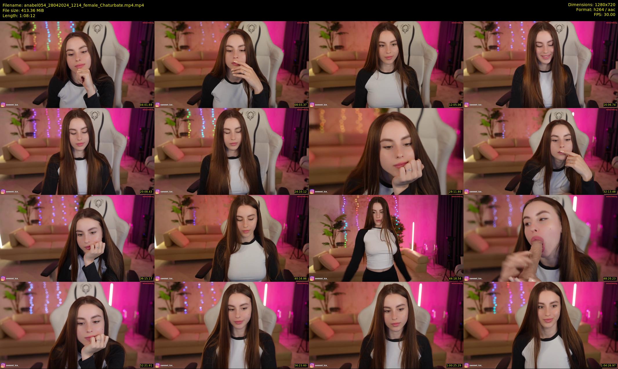anabel054 — 69 minute Chaturbate female cam show recording, 720p, Apr 28, 2024