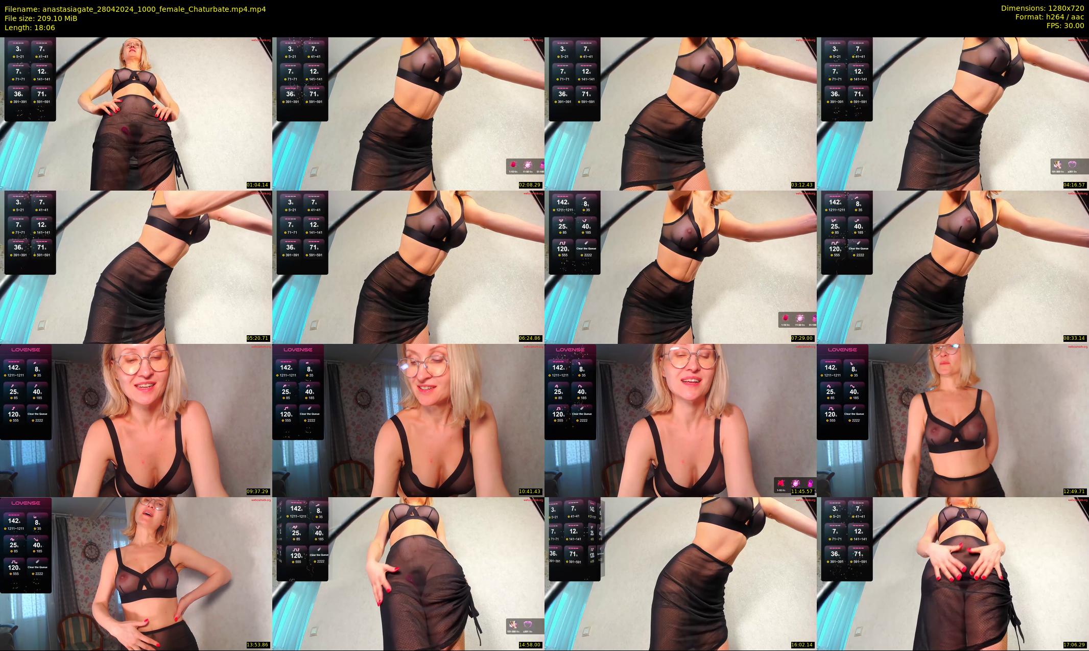 anastasiagate — 19 minute Chaturbate female cam show recording, 720p, Apr 28, 2024