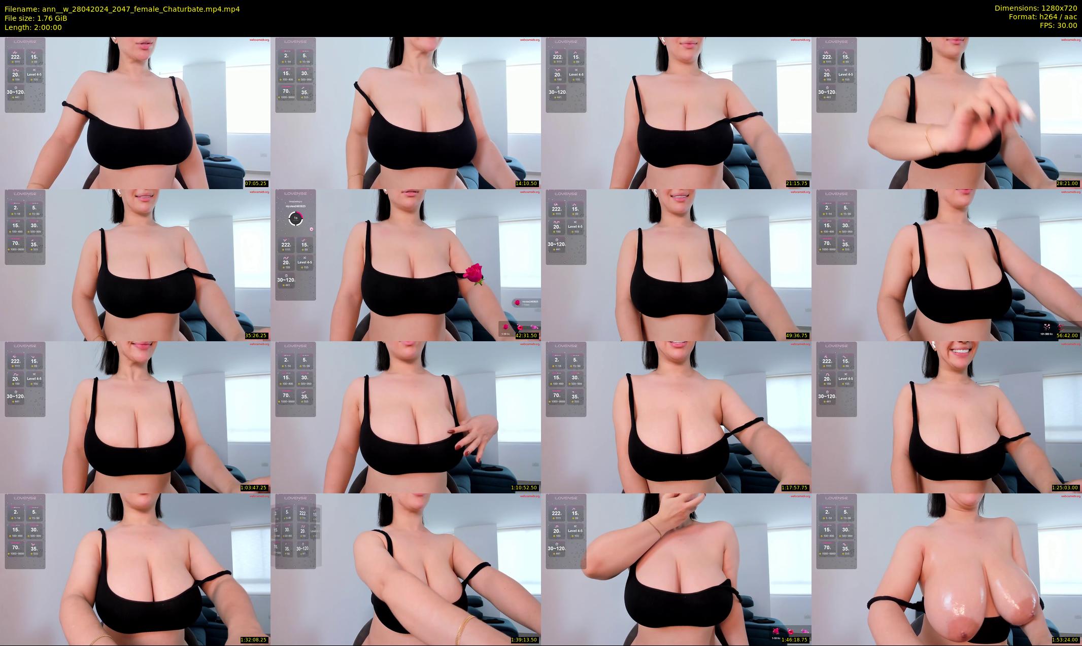 ann__w — 120 minute Chaturbate female cam show recording, 720p, Apr 28, 2024