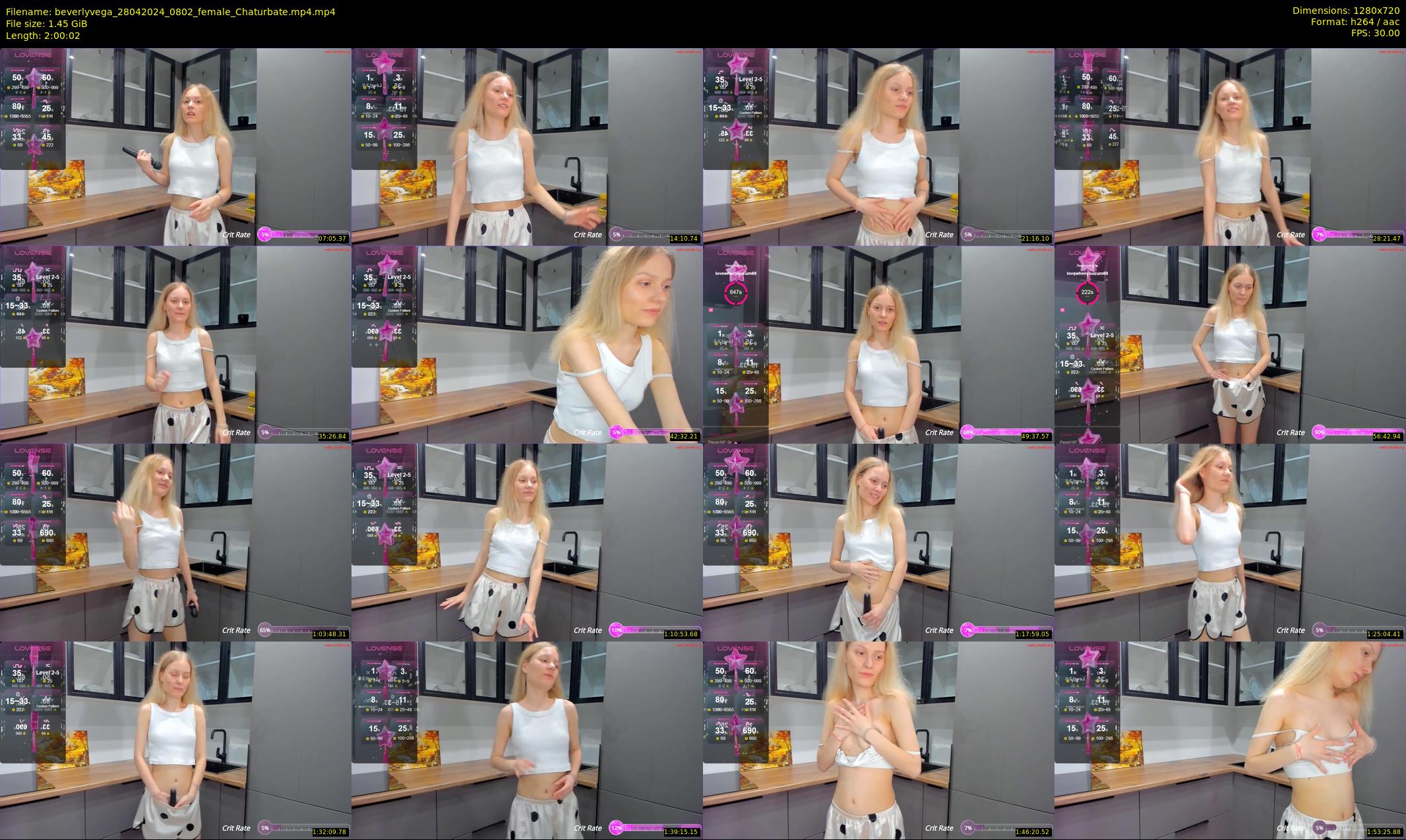 beverlyvega — 121 minute Chaturbate couple cam show recording, 720p, Apr 28, 2024