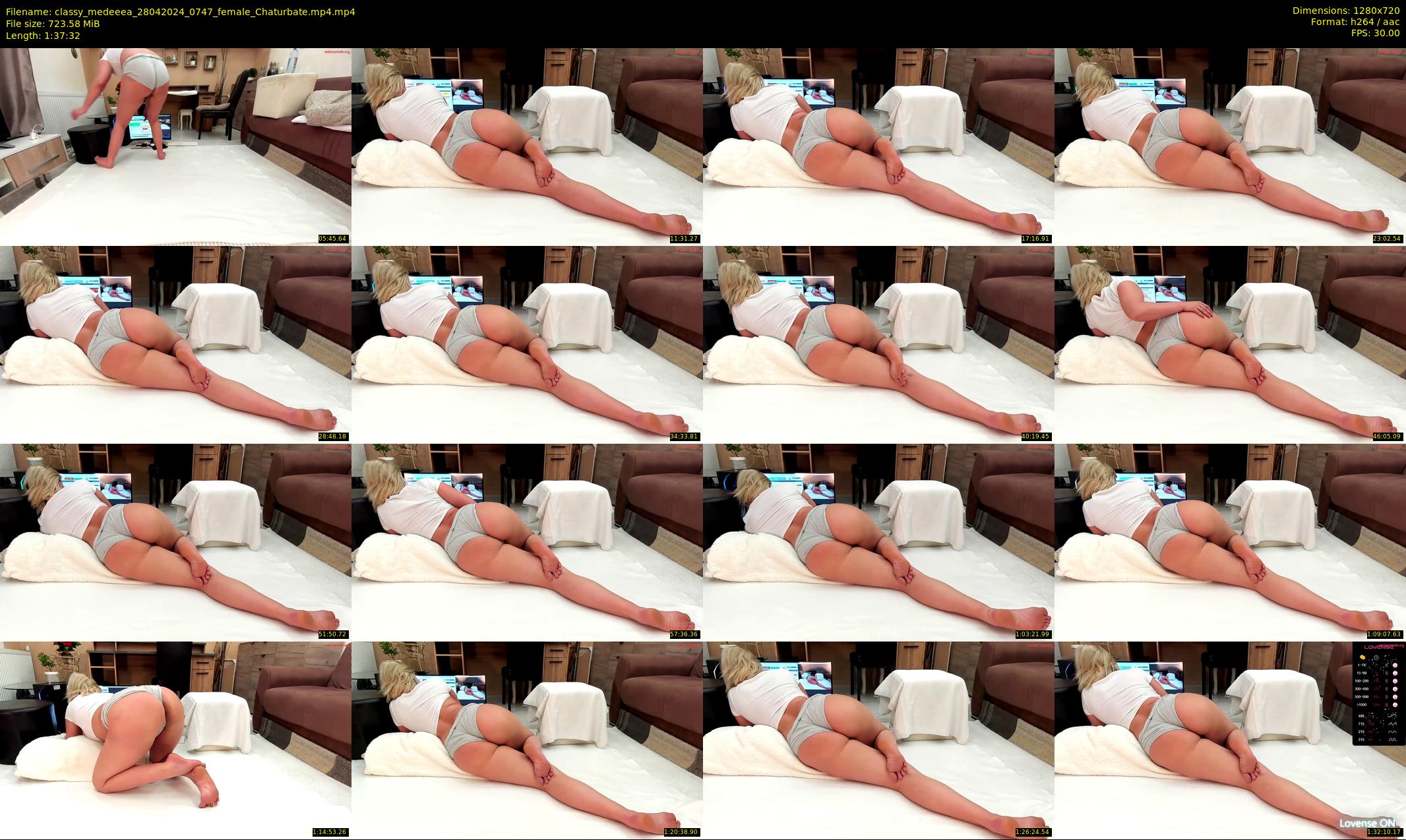 classy_medeeea — 98 minute Chaturbate female cam show recording, 720p, Apr 28, 2024