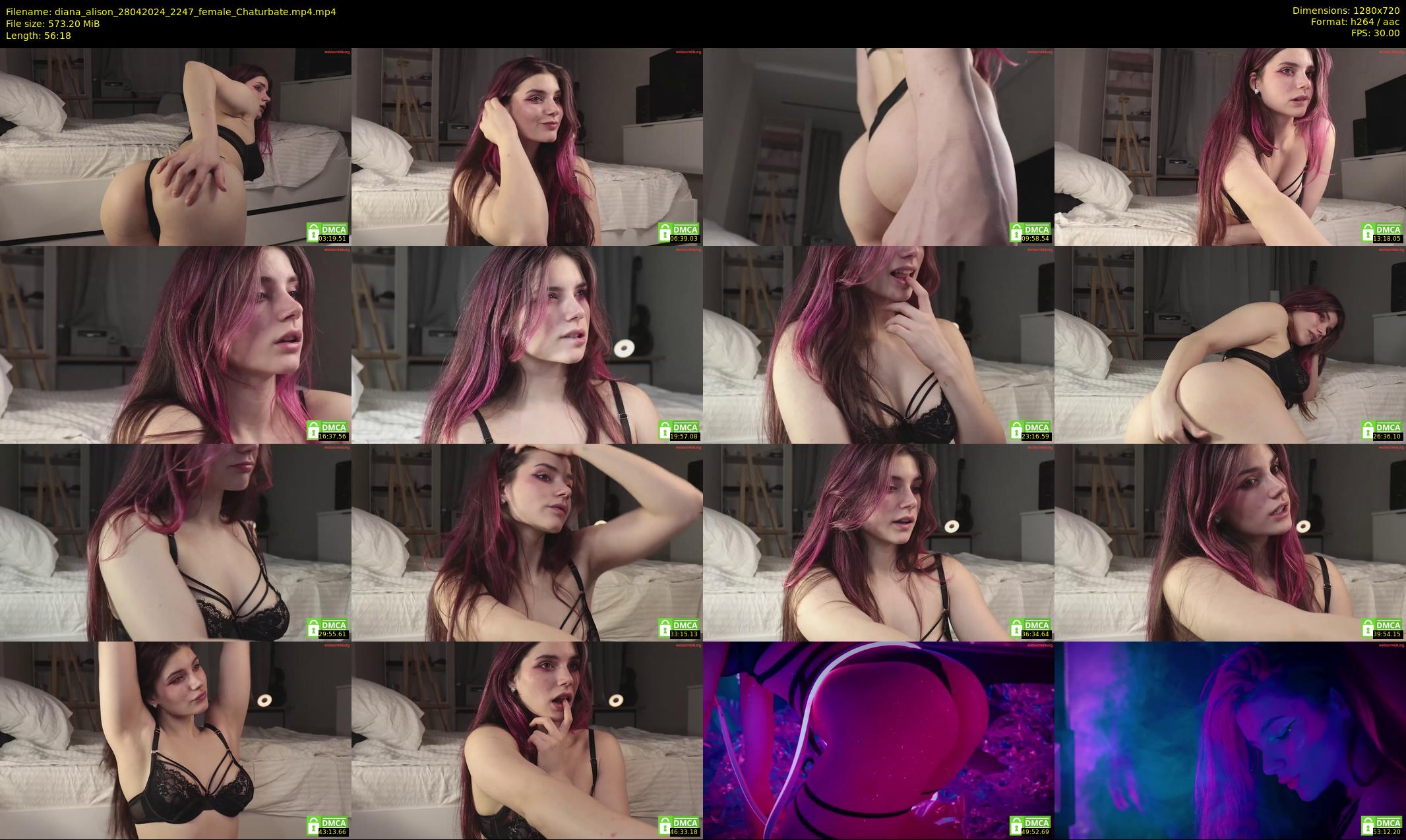 diana_alison — 57 minute Chaturbate female cam show recording, 720p, Apr 28, 2024