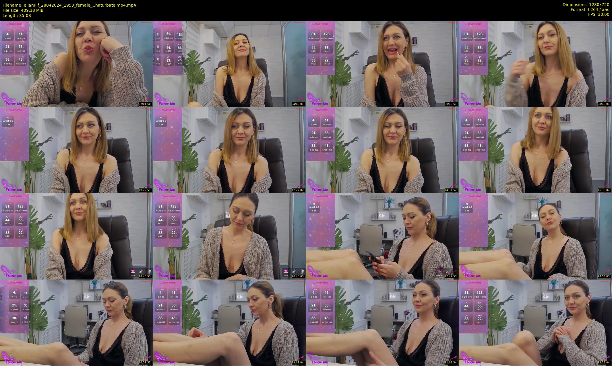 ellamilf — 36 minute Chaturbate female cam show recording, 720p, Apr 28, 2024