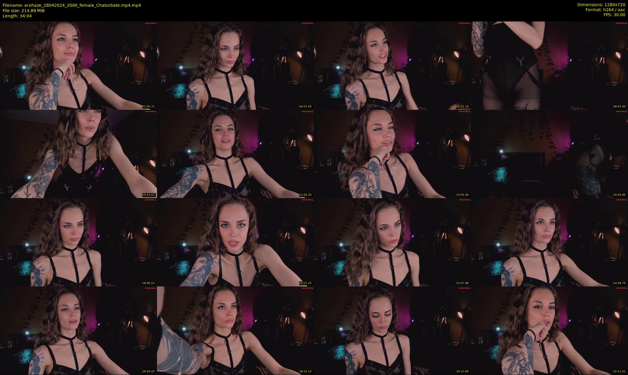 erohaze — 35 minute Chaturbate female cam show recording, 720p, Apr 28, 2024