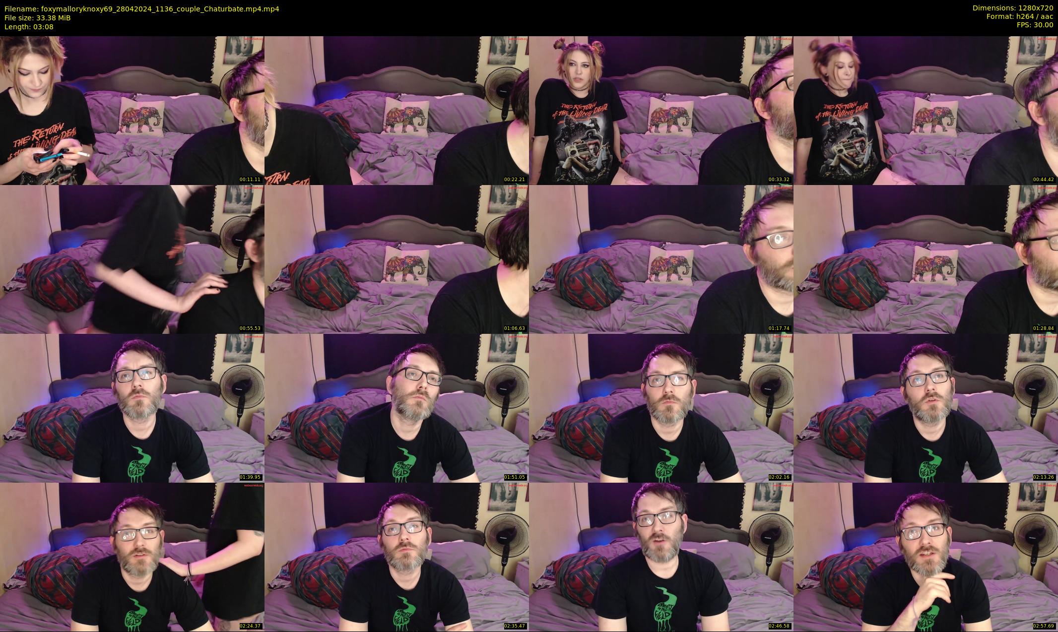 foxymalloryknoxy69 — 4 minute Chaturbate couple cam show recording, 720p, Apr 28, 2024