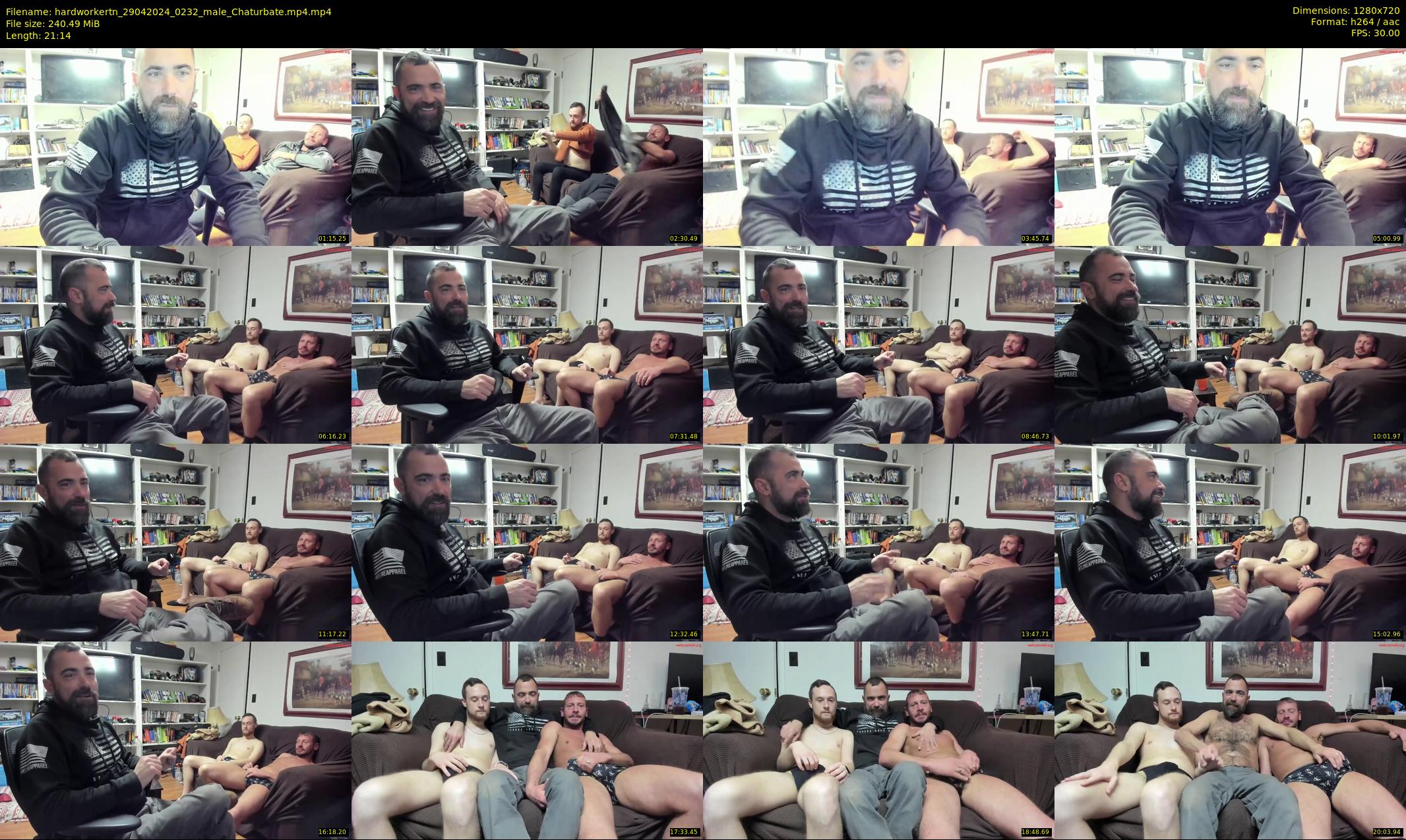hardworkertn — 22 minute Chaturbate male cam show recording, 720p, Apr 29, 2024