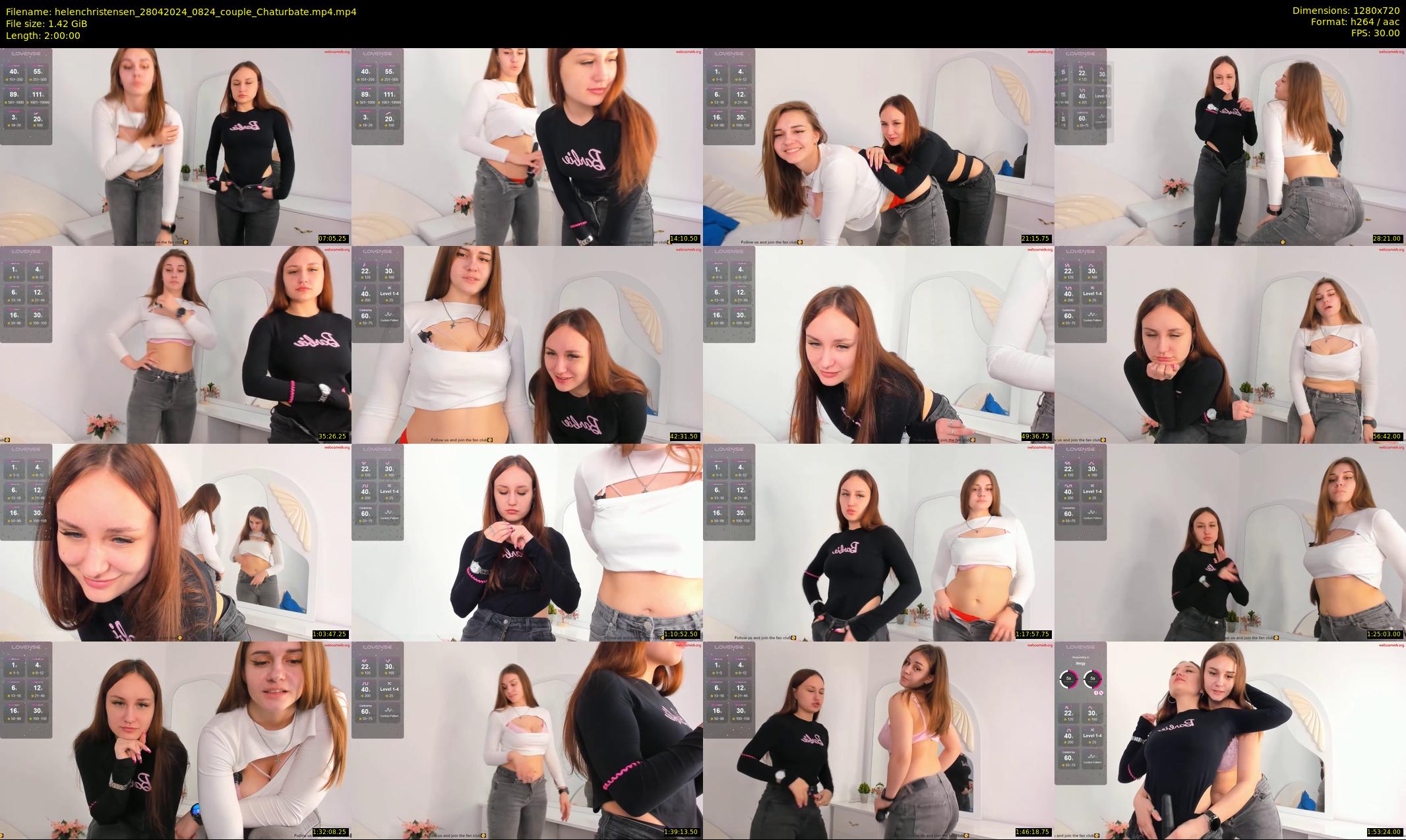 helenchristensen — 120 minute Chaturbate female cam show recording, 720p, Apr 28, 2024