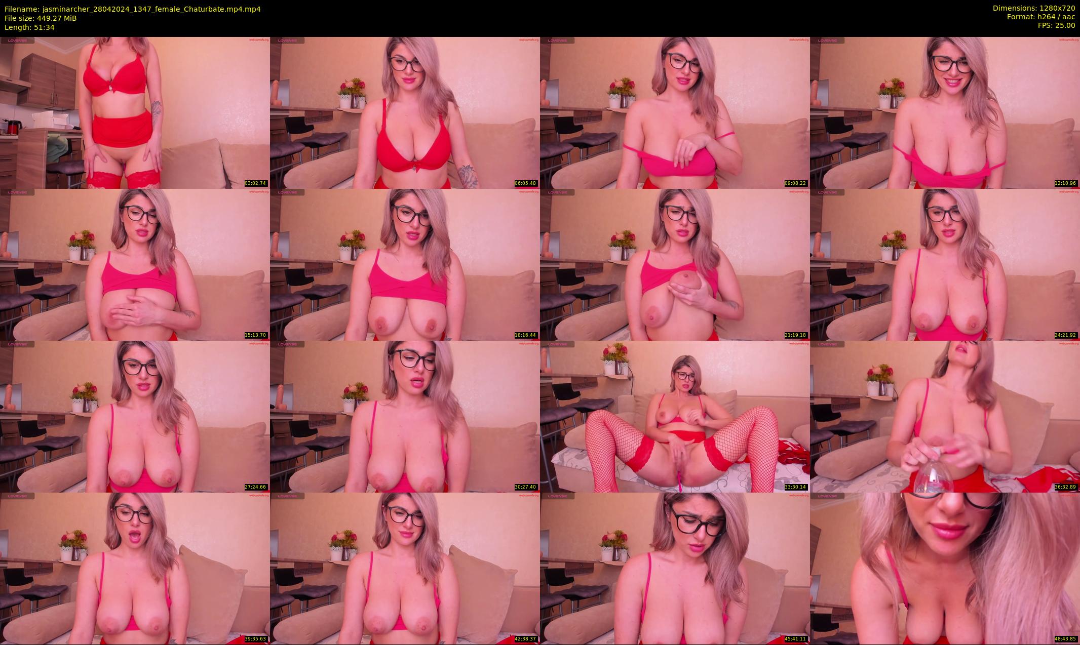 jasminarcher — 52 minute Chaturbate female cam show recording, 720p, Apr 28, 2024