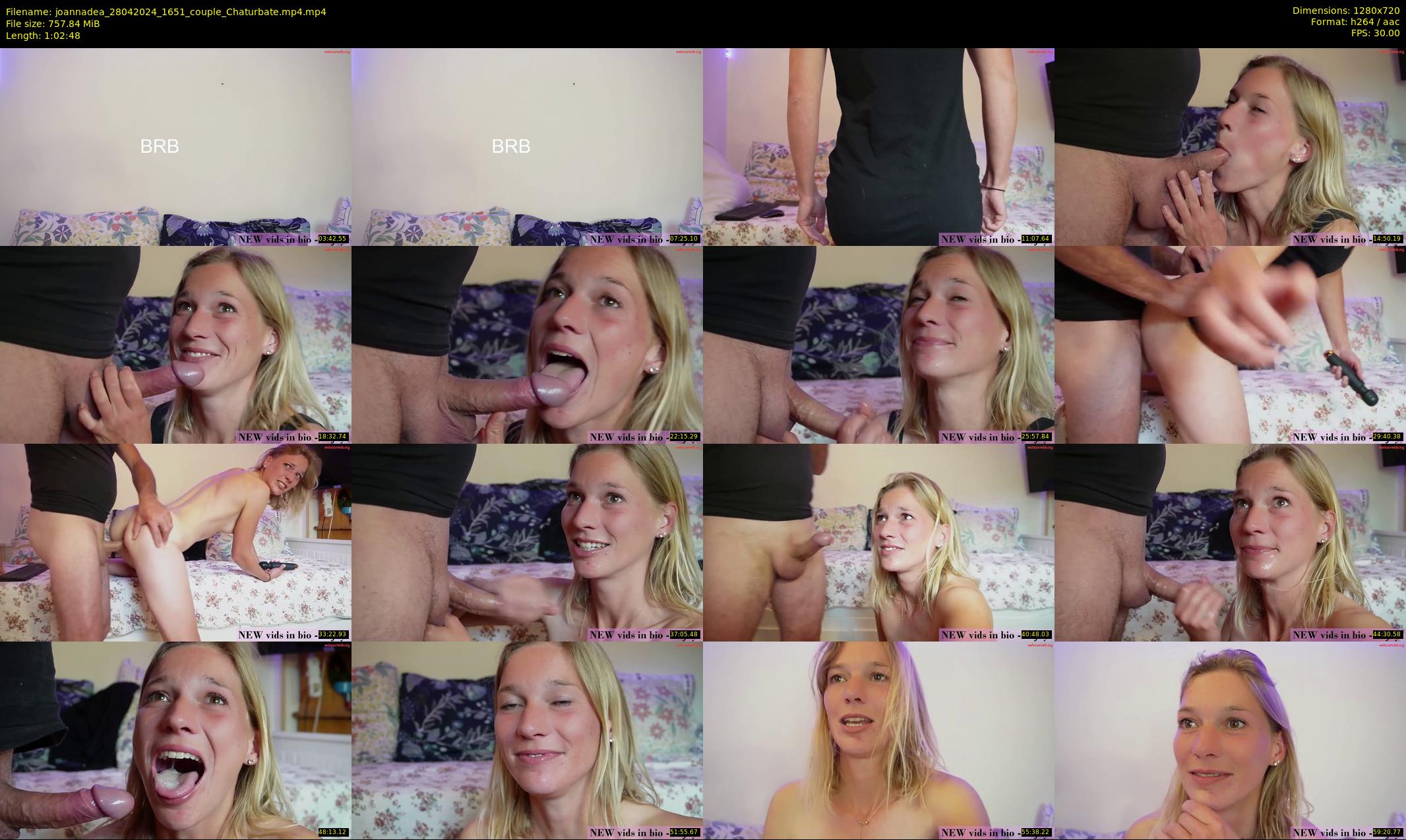 joannadea — 63 minute Chaturbate female cam show recording, 720p, Apr 28, 2024
