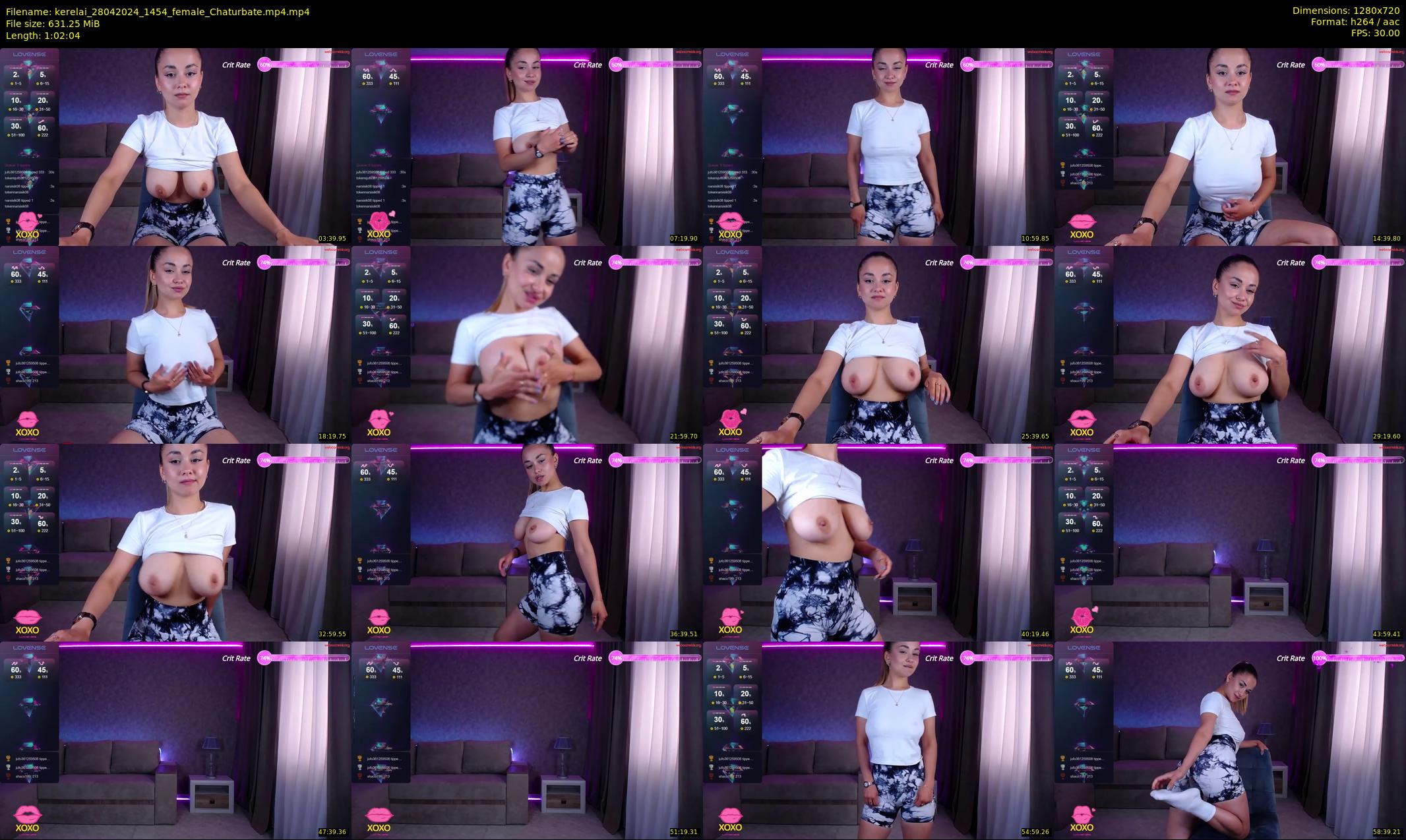 kerelai — 63 minute Chaturbate female cam show recording, 720p, Apr 28, 2024