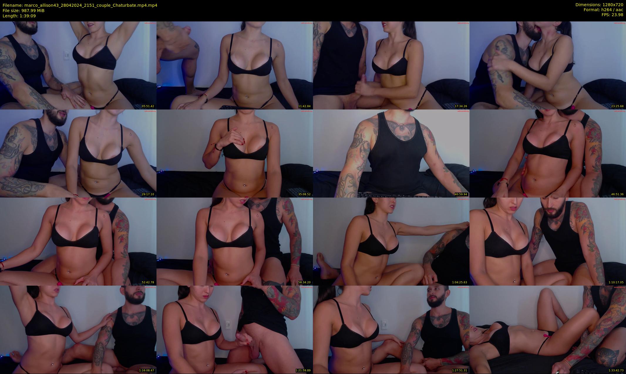 marco_allison43 — 100 minute Chaturbate couple cam show recording, 720p, Apr 28, 2024