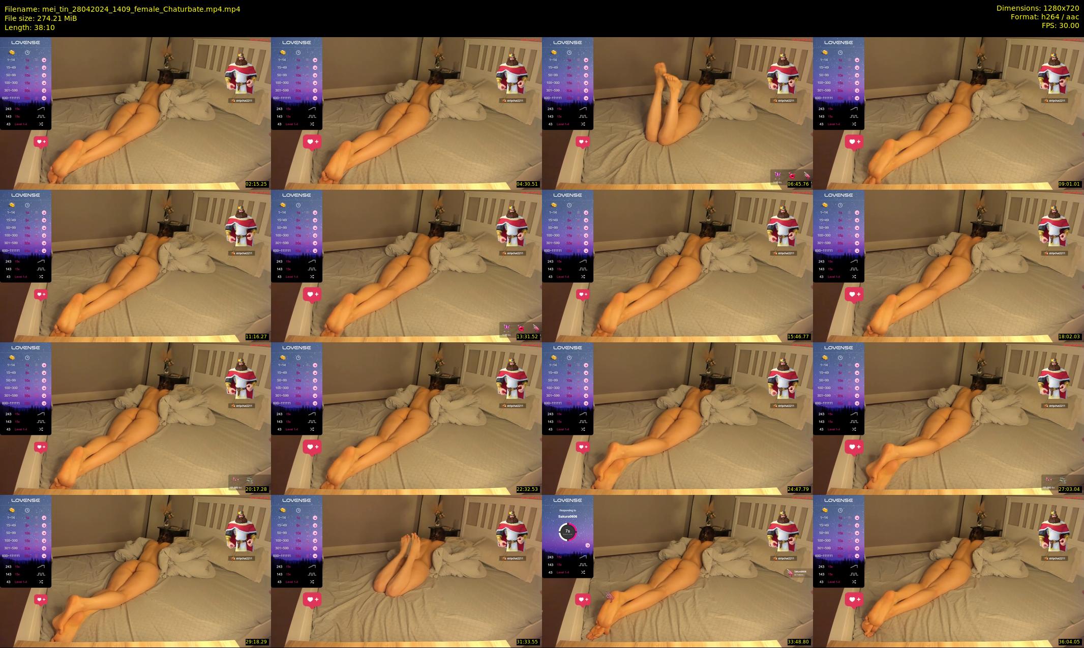 mei_tin — 39 minute Chaturbate female cam show recording, 720p, Apr 28, 2024