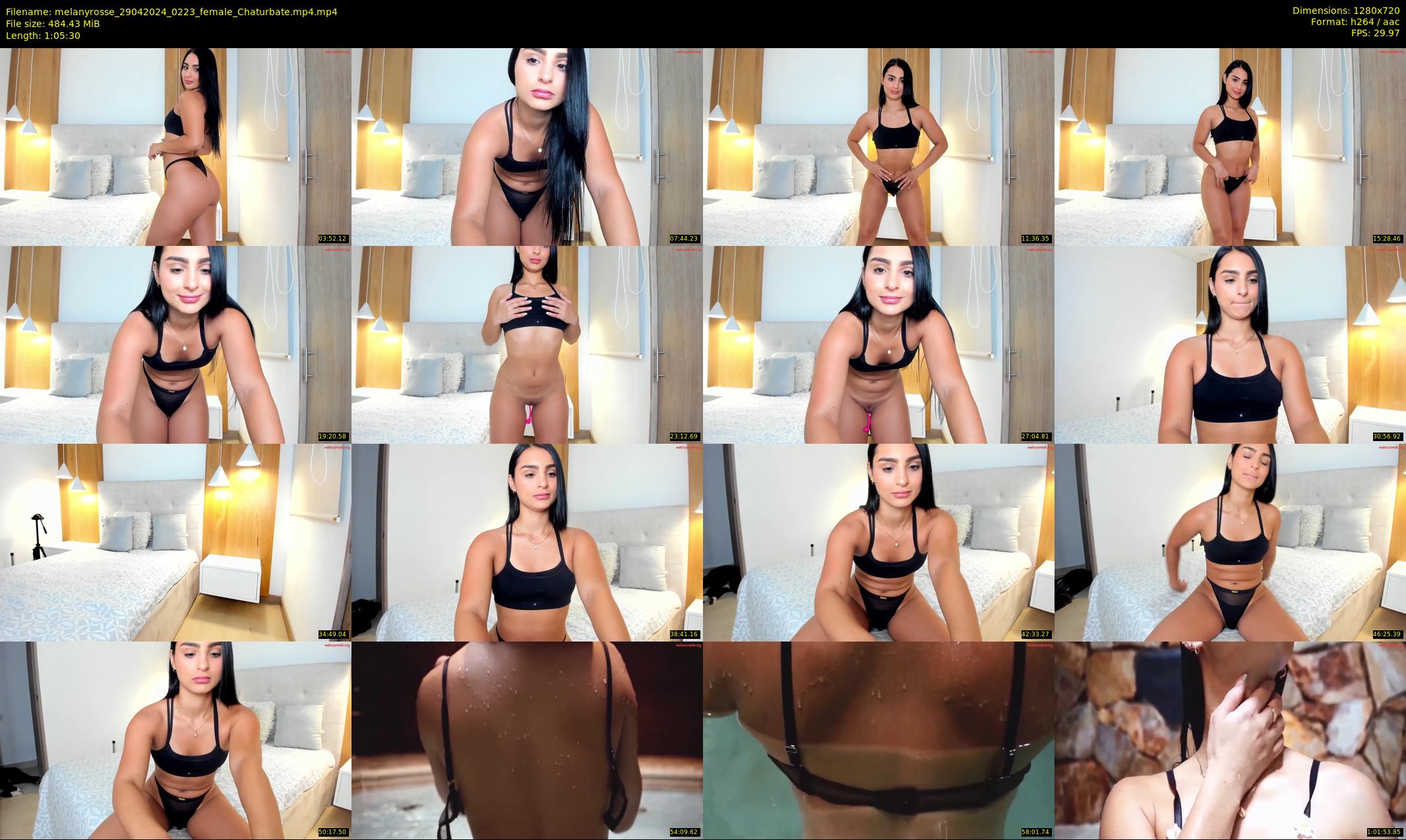 melanyrosse — 66 minute Chaturbate female cam show recording, 720p, Apr 29, 2024