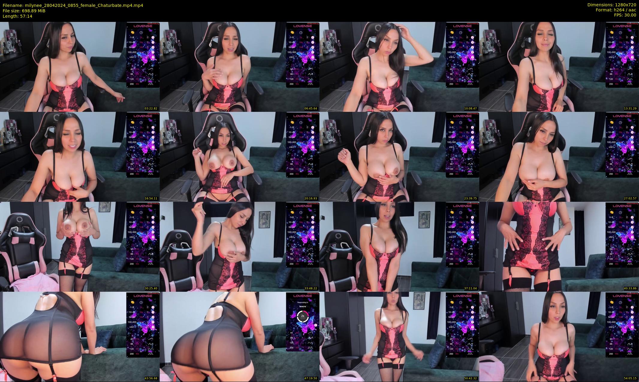 milynee — 58 minute Chaturbate female cam show recording, 720p, Apr 28, 2024