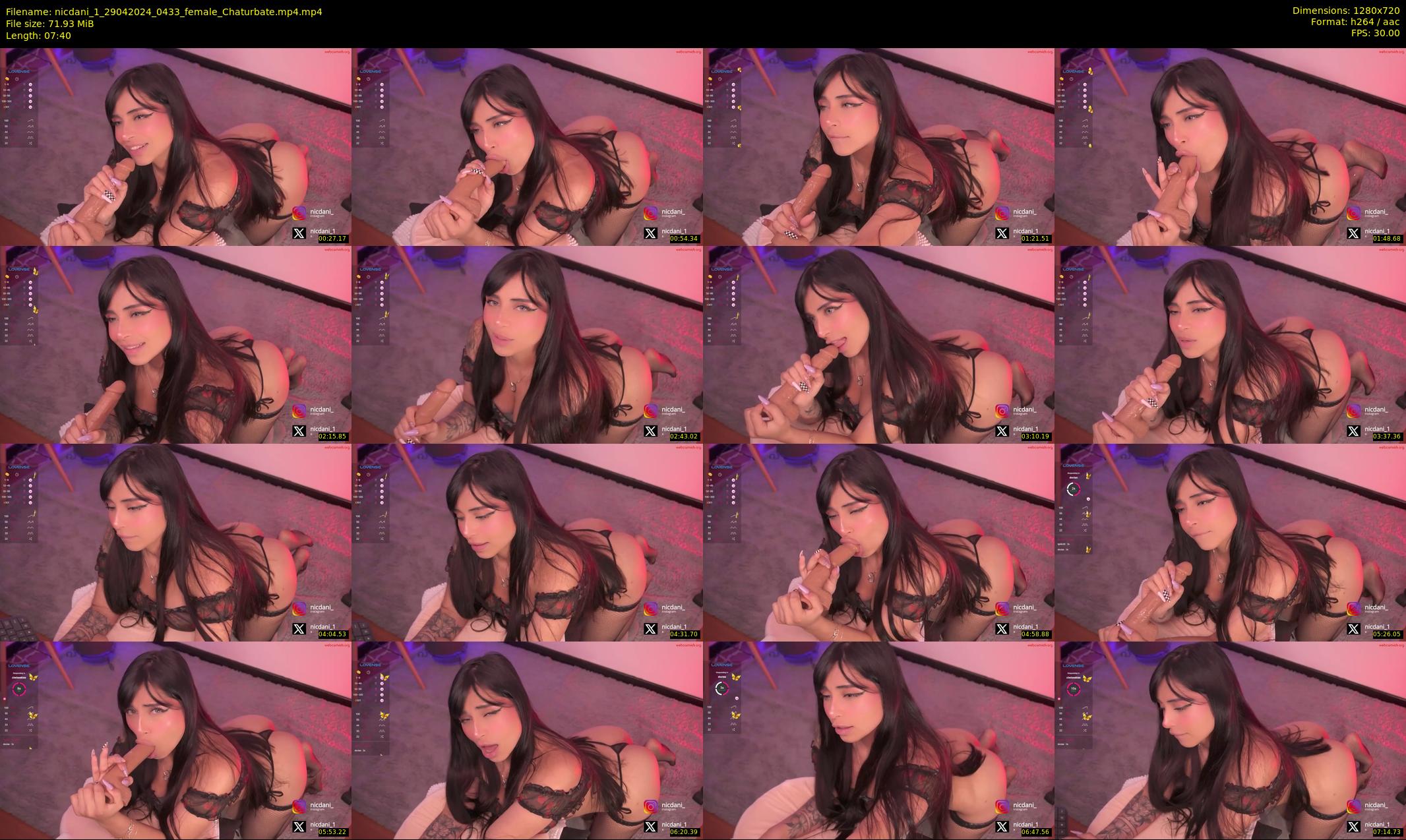 nicdani_1 — 8 minute Chaturbate female cam show recording, 720p, Apr 29, 2024