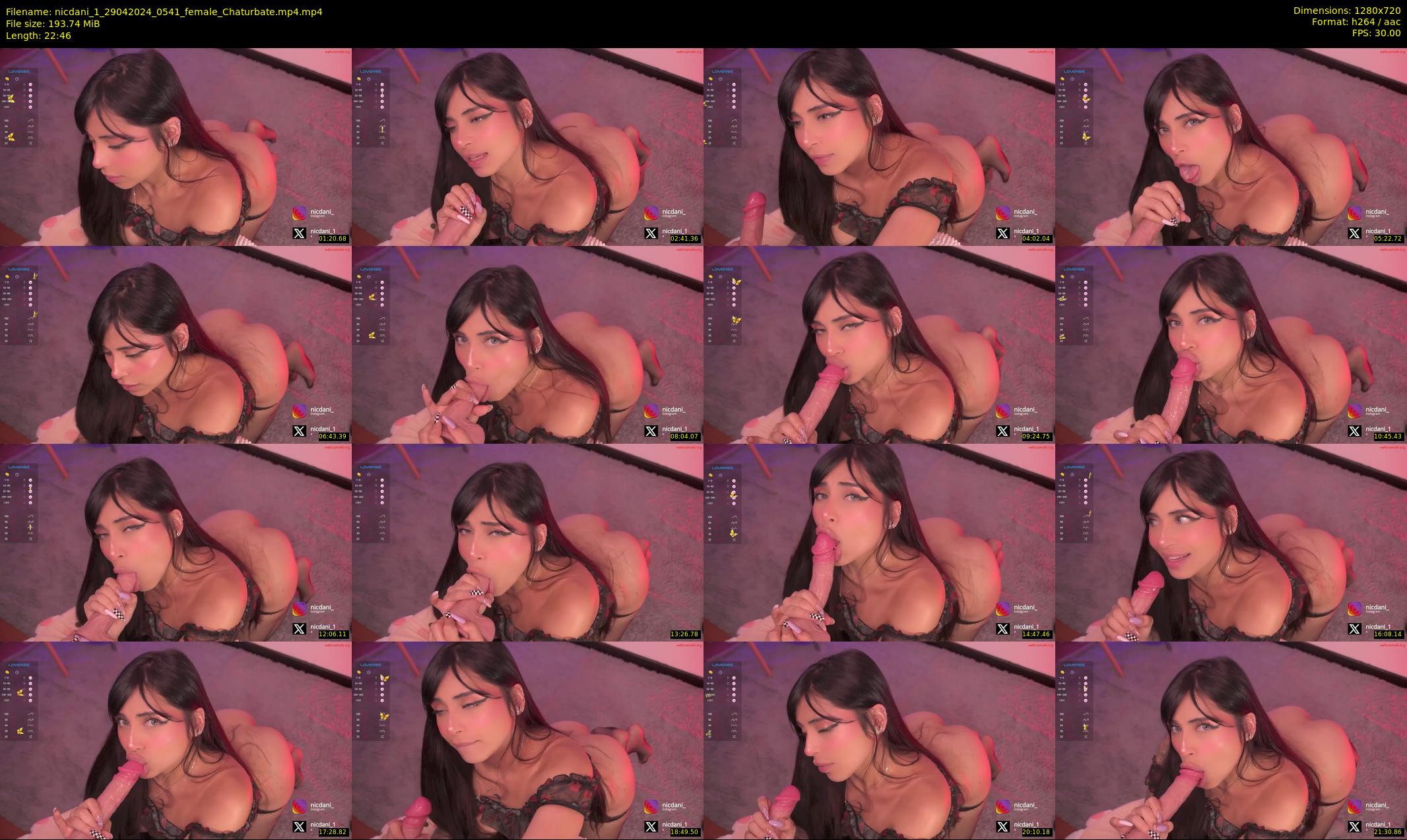 nicdani_1 — 23 minute Chaturbate female cam show recording, 720p, Apr 29, 2024