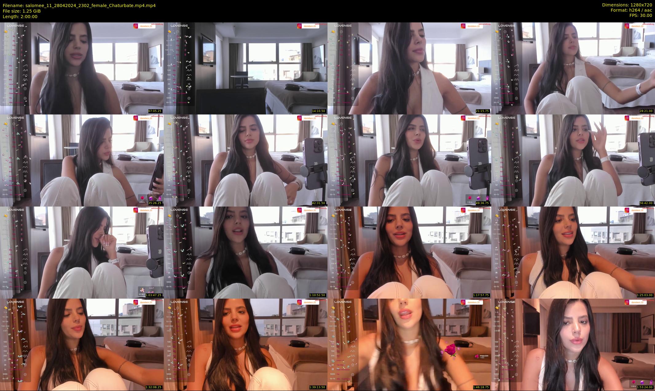 salomee_11 — 120 minute Chaturbate female cam show recording, 720p, Apr 28, 2024