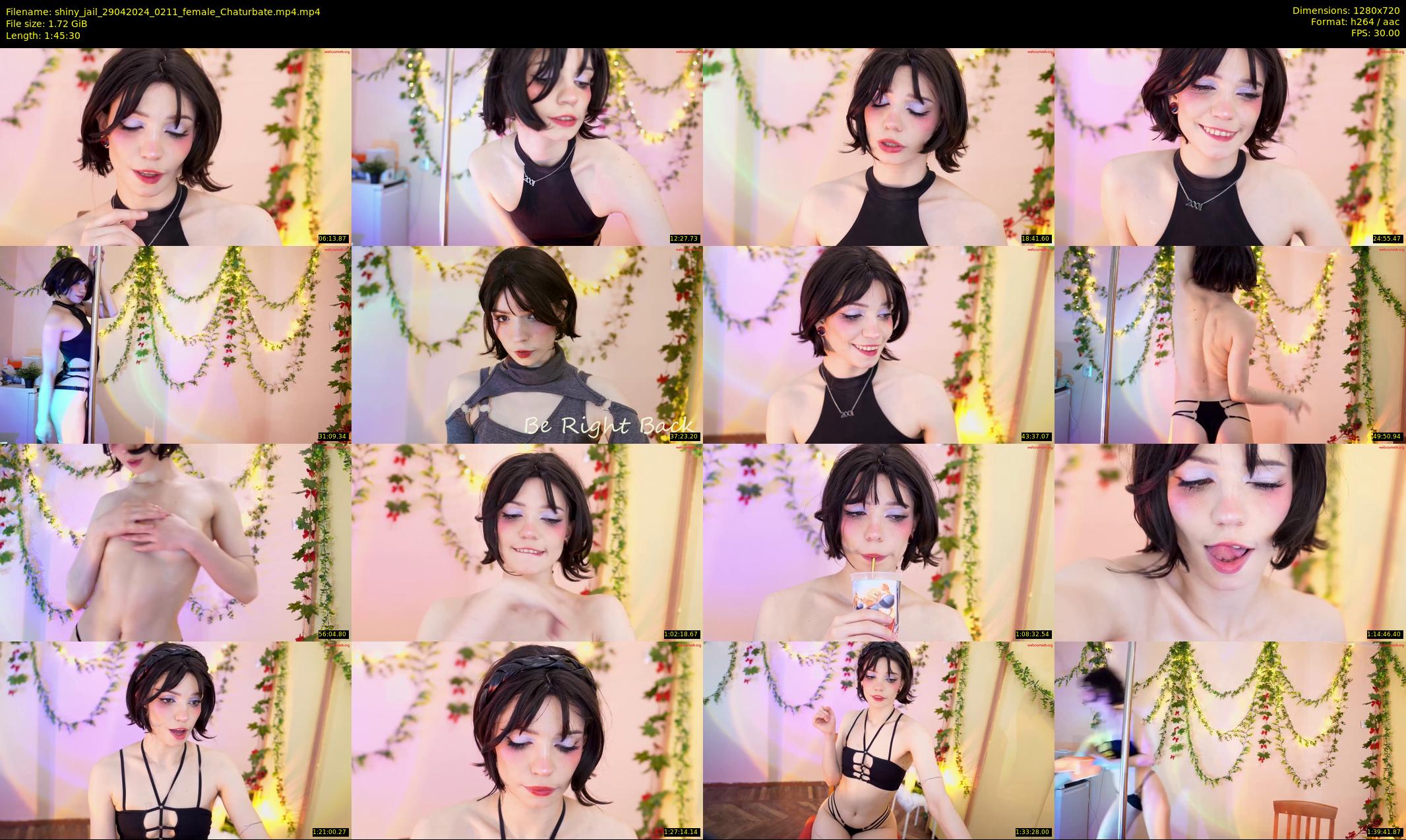 shiny_jail — 106 minute Chaturbate female cam show recording, 720p, Apr 29, 2024