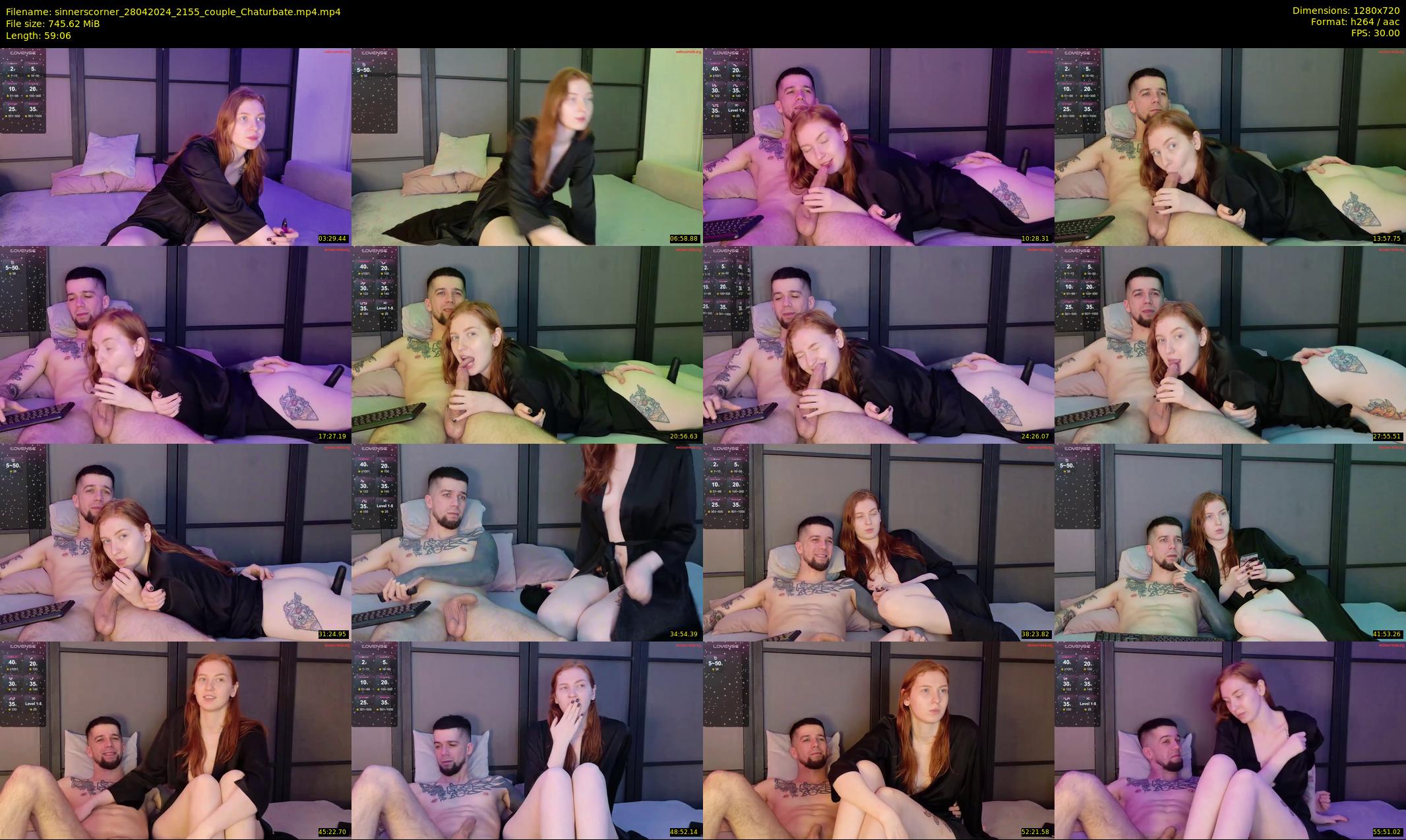 sinnerscorner — 60 minute Chaturbate couple cam show recording, 720p, Apr 28, 2024