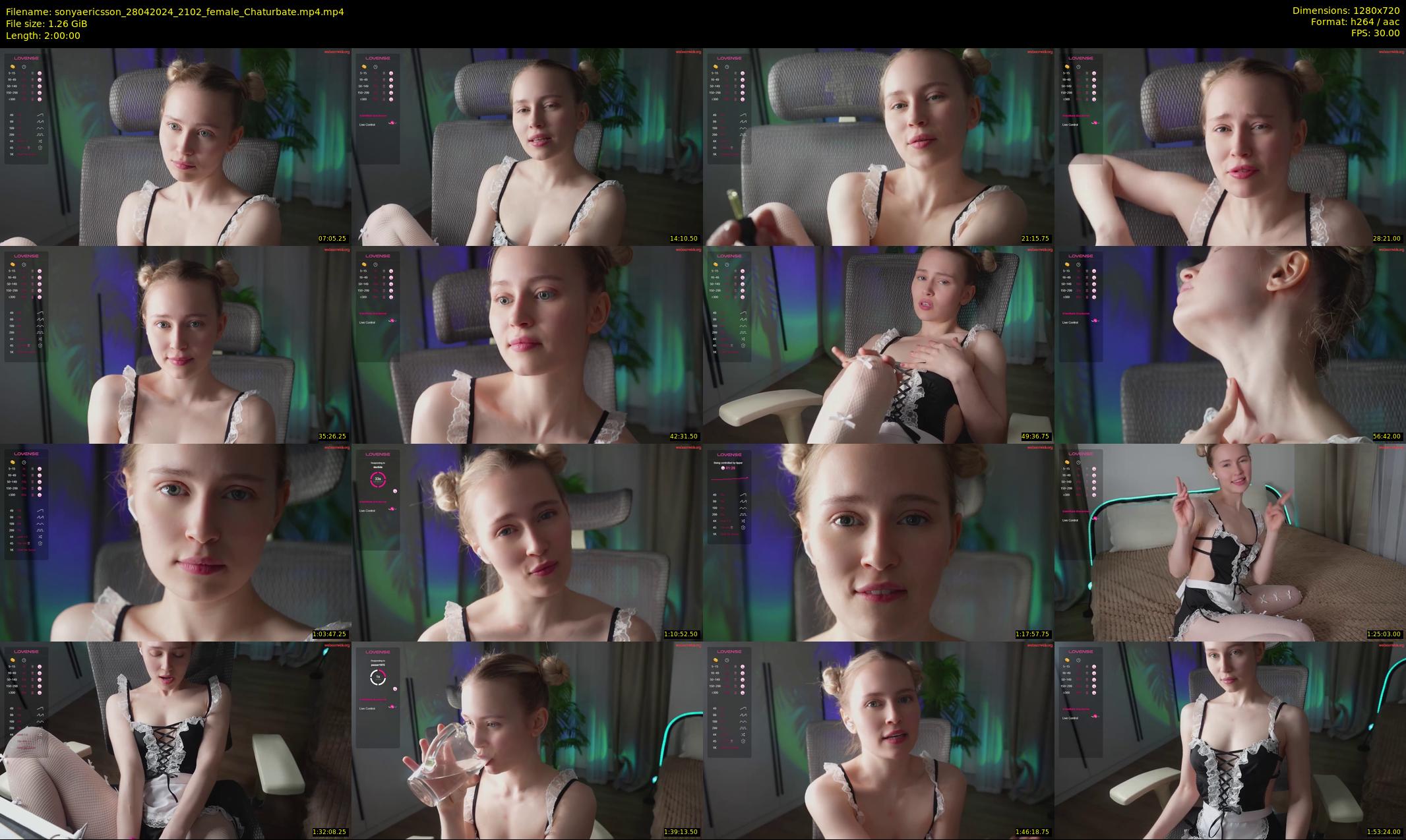 sonyaericsson — 120 minute Chaturbate female cam show recording, 720p, Apr 28, 2024