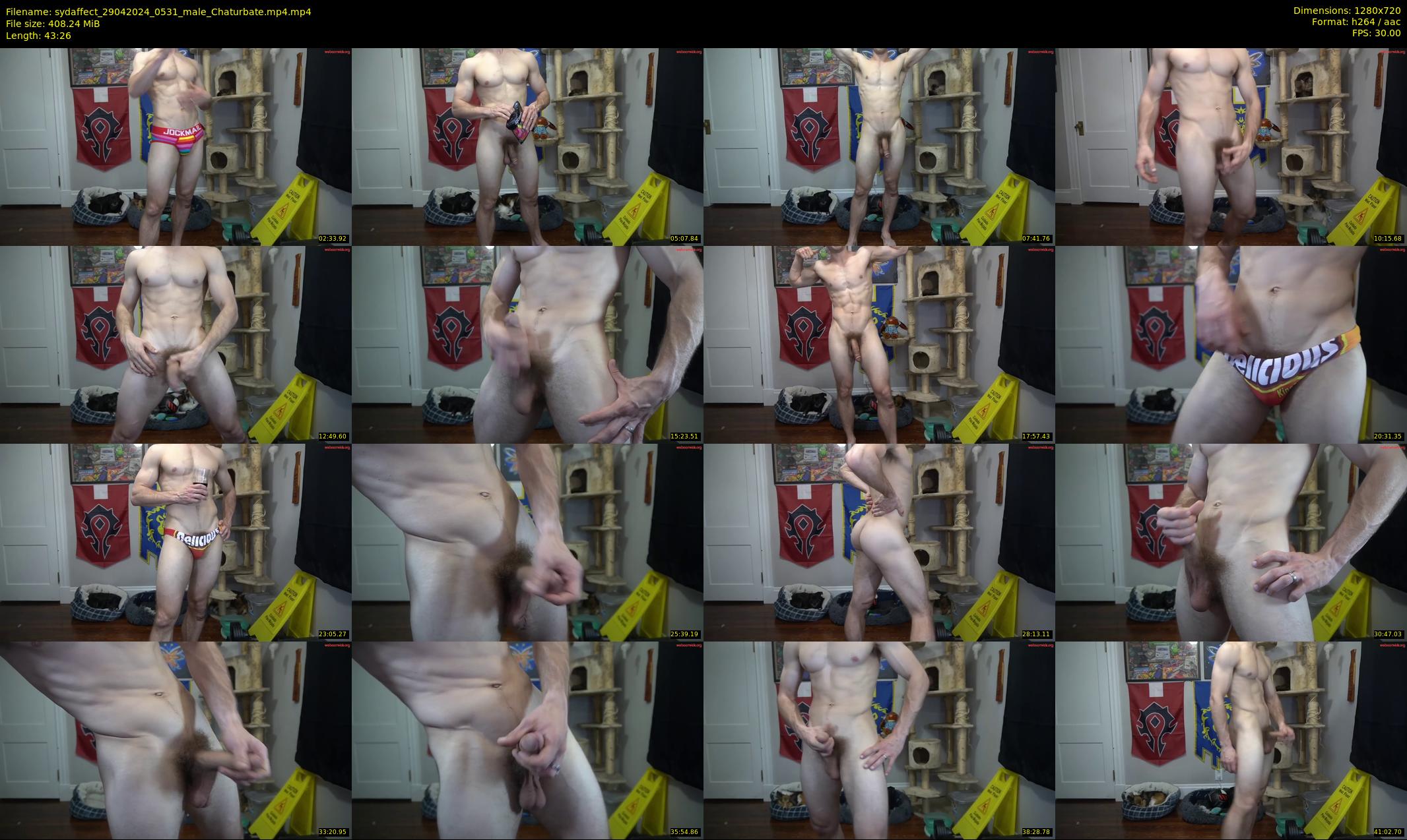 sydaffect — 44 minute Chaturbate male cam show recording, 720p, Apr 29, 2024