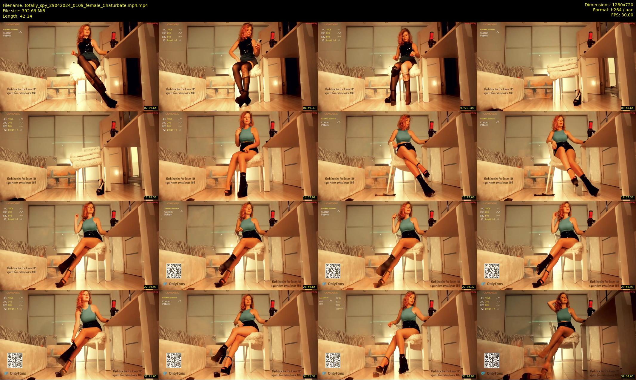totally_spy — 43 minute Chaturbate female cam show recording, 720p, Apr 29, 2024