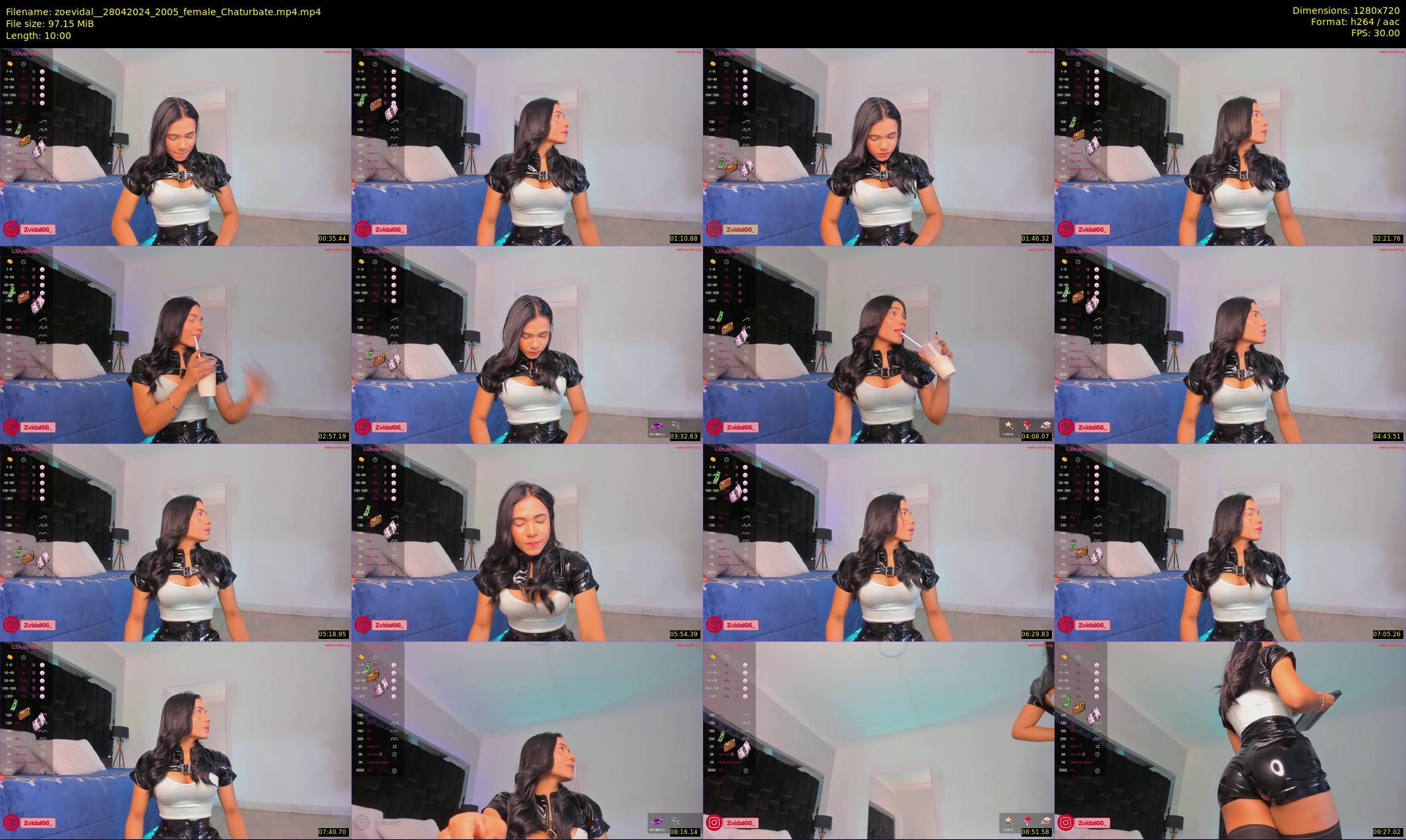zoevidal_ — 10 minute Chaturbate female cam show recording, 720p, Apr 28, 2024