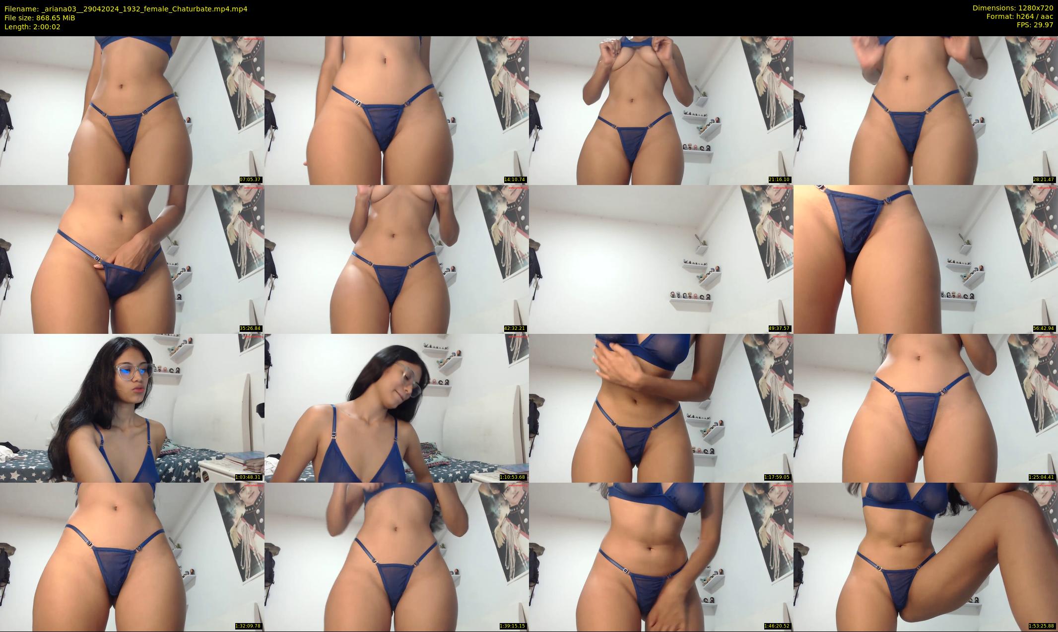 _ariana03_ — 121 minute Chaturbate female cam show recording, 720p, Apr 29, 2024
