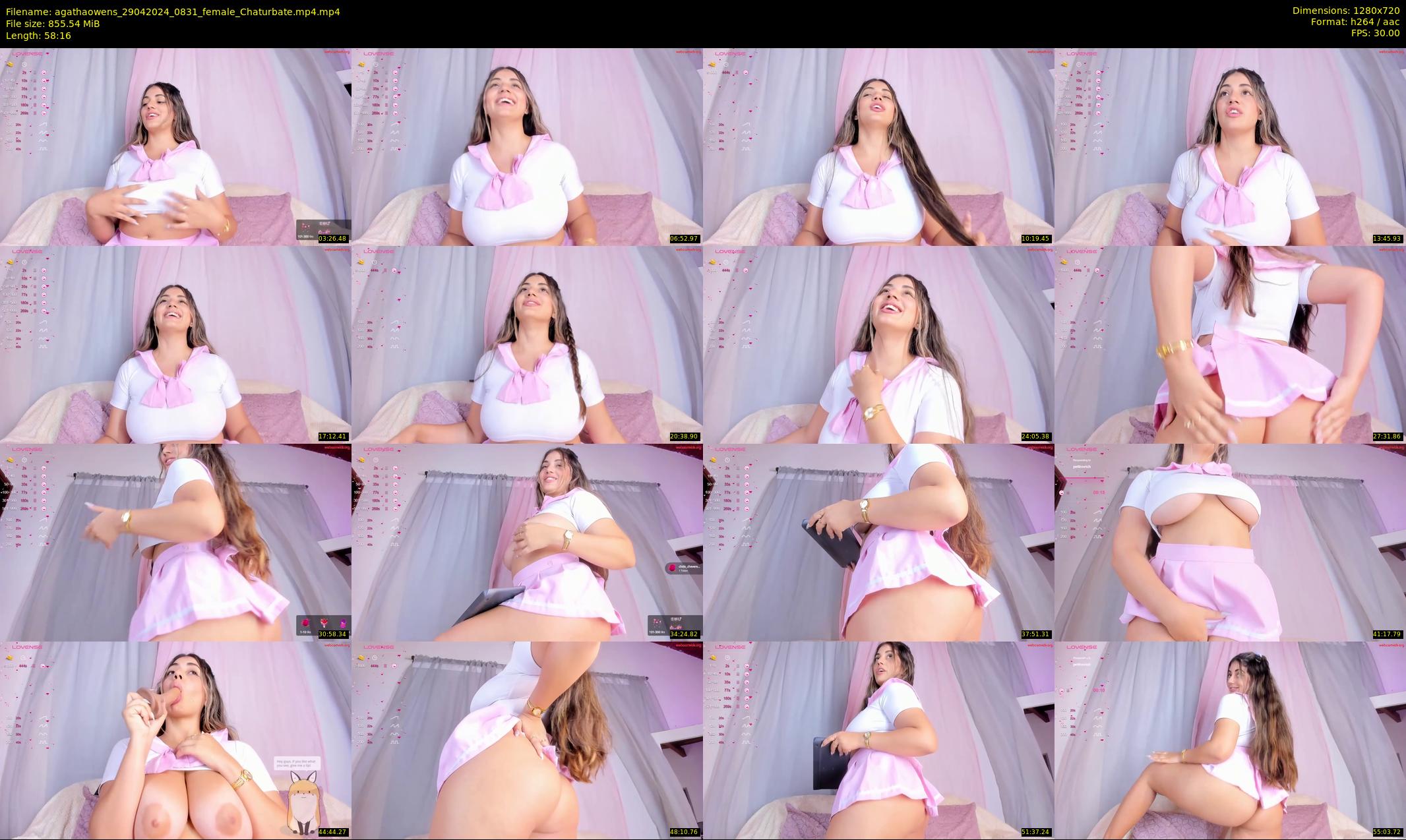agathaowens — 59 minute Chaturbate female cam show recording, 720p, Apr 29, 2024