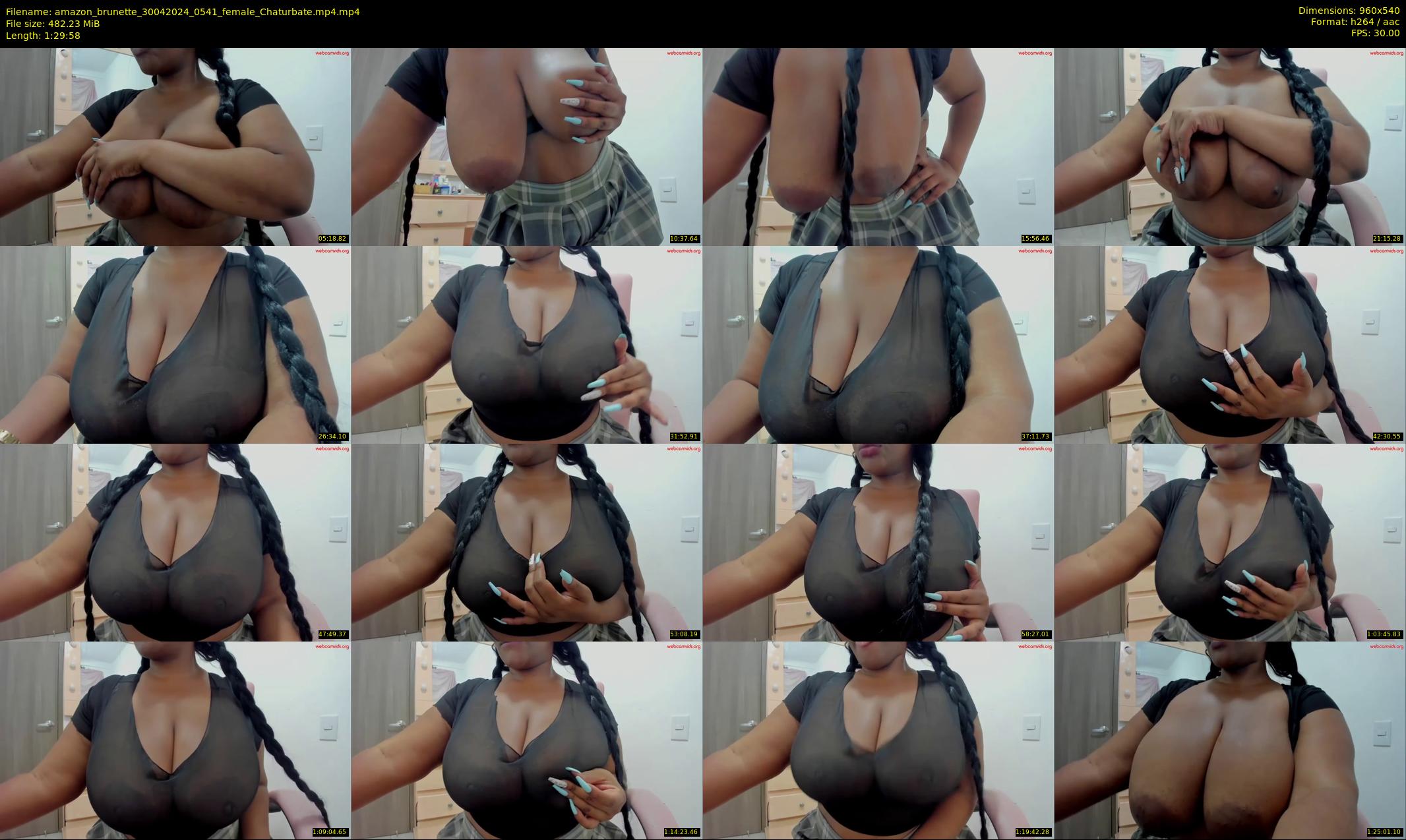 amazon_brunette — 90 minute Chaturbate female cam show recording, 480p, Apr 30, 2024