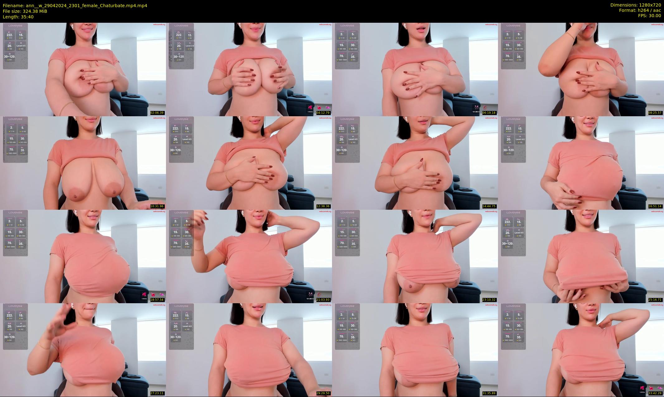 ann__w — 36 minute Chaturbate female cam show recording, 720p, Apr 29, 2024