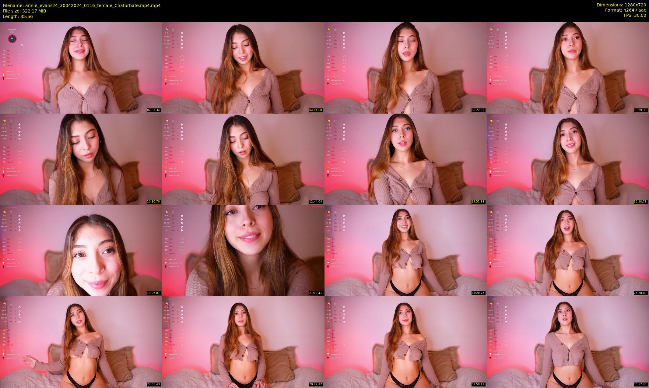 annie_evans24 — 36 minute Chaturbate female cam show recording, 720p, Apr 30, 2024