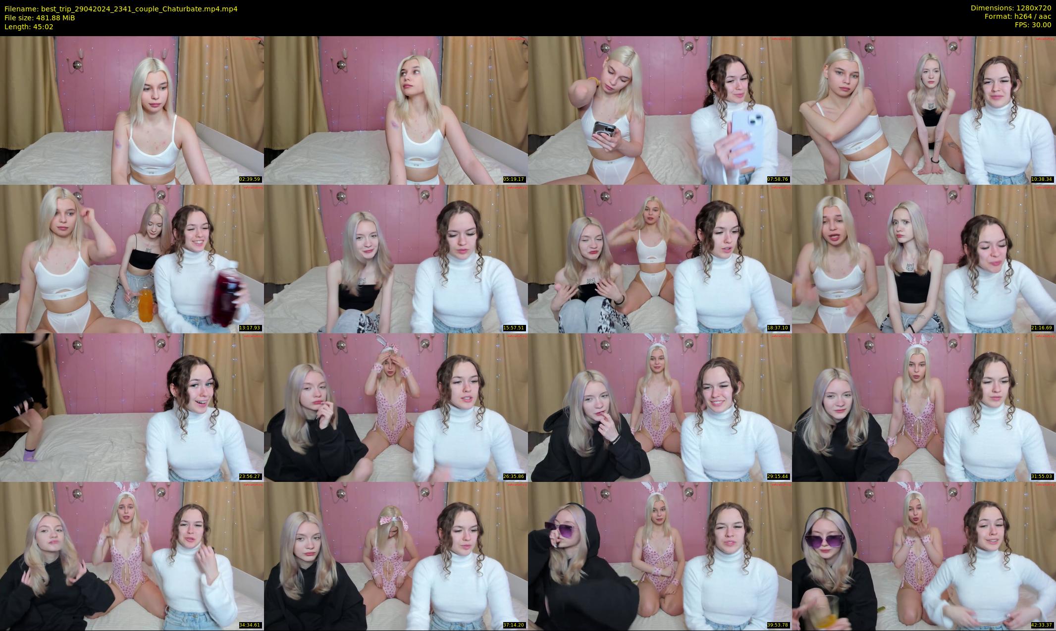 best_trip — 46 minute Chaturbate couple cam show recording, 720p, Apr 29, 2024