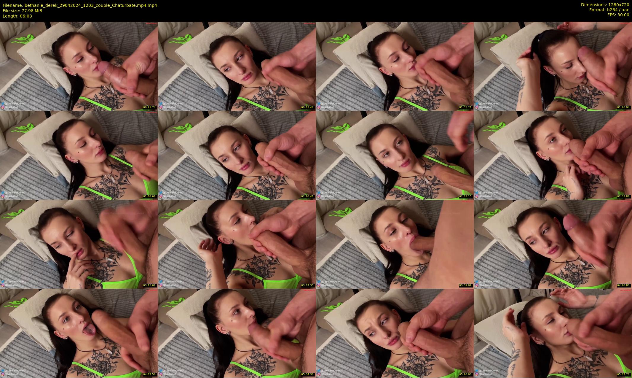 bethanie_derek — 7 minute Chaturbate couple cam show recording, 720p, Apr 29, 2024